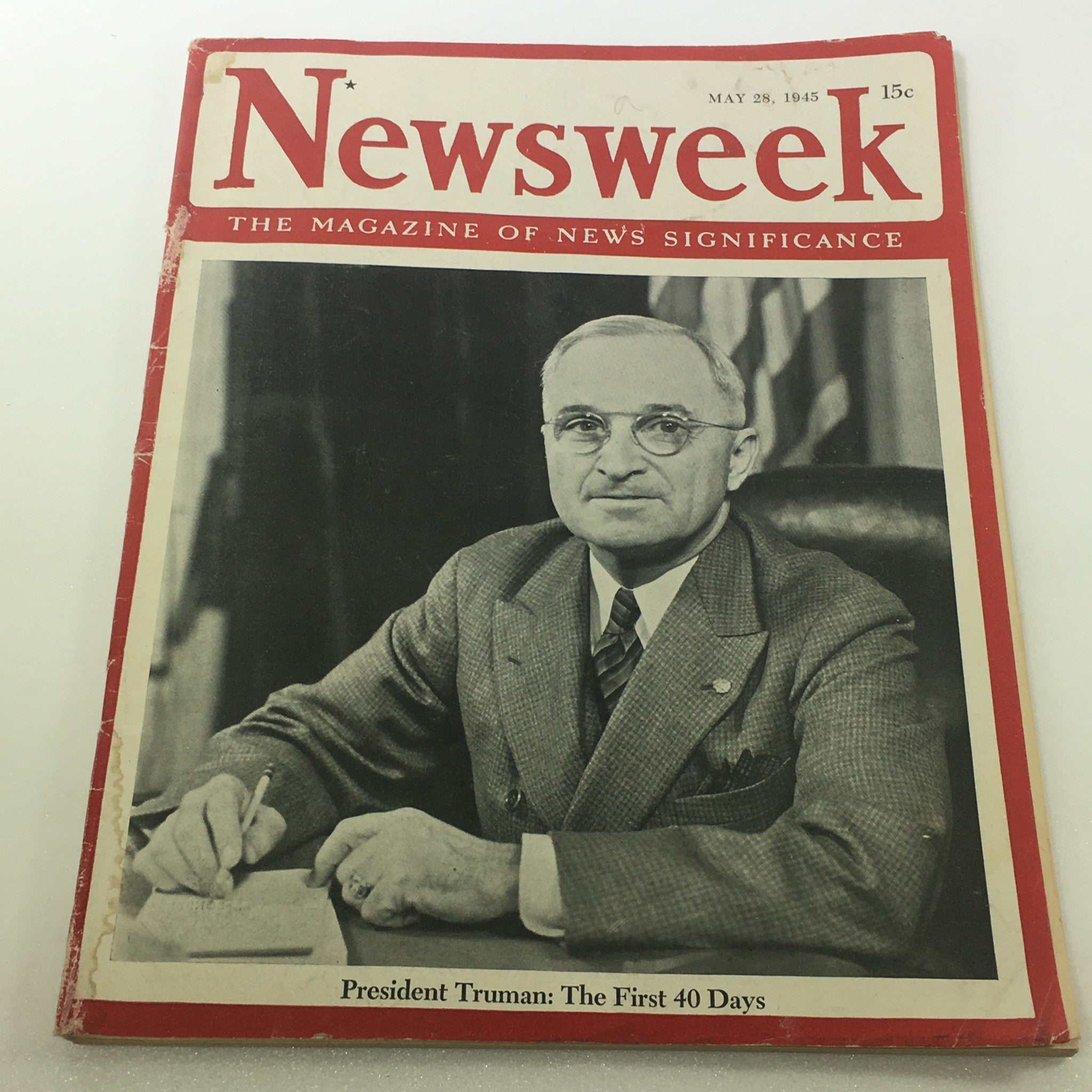 VTG Newsweek Magazine: May 28 1945 - U.S. President Harry S. Truman / Newsstand