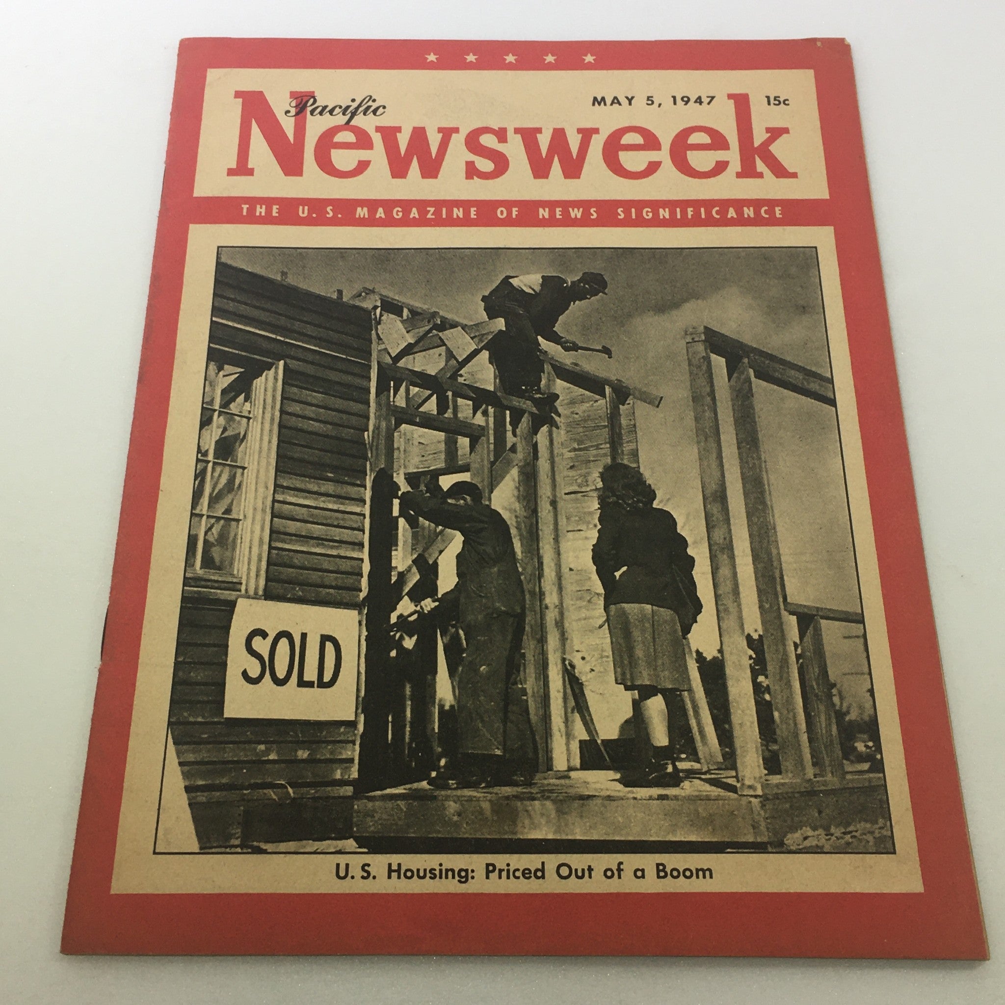 VTG Newsweek Magazine May 5 1947 - Housing Priced Out Of A Boom / No Label