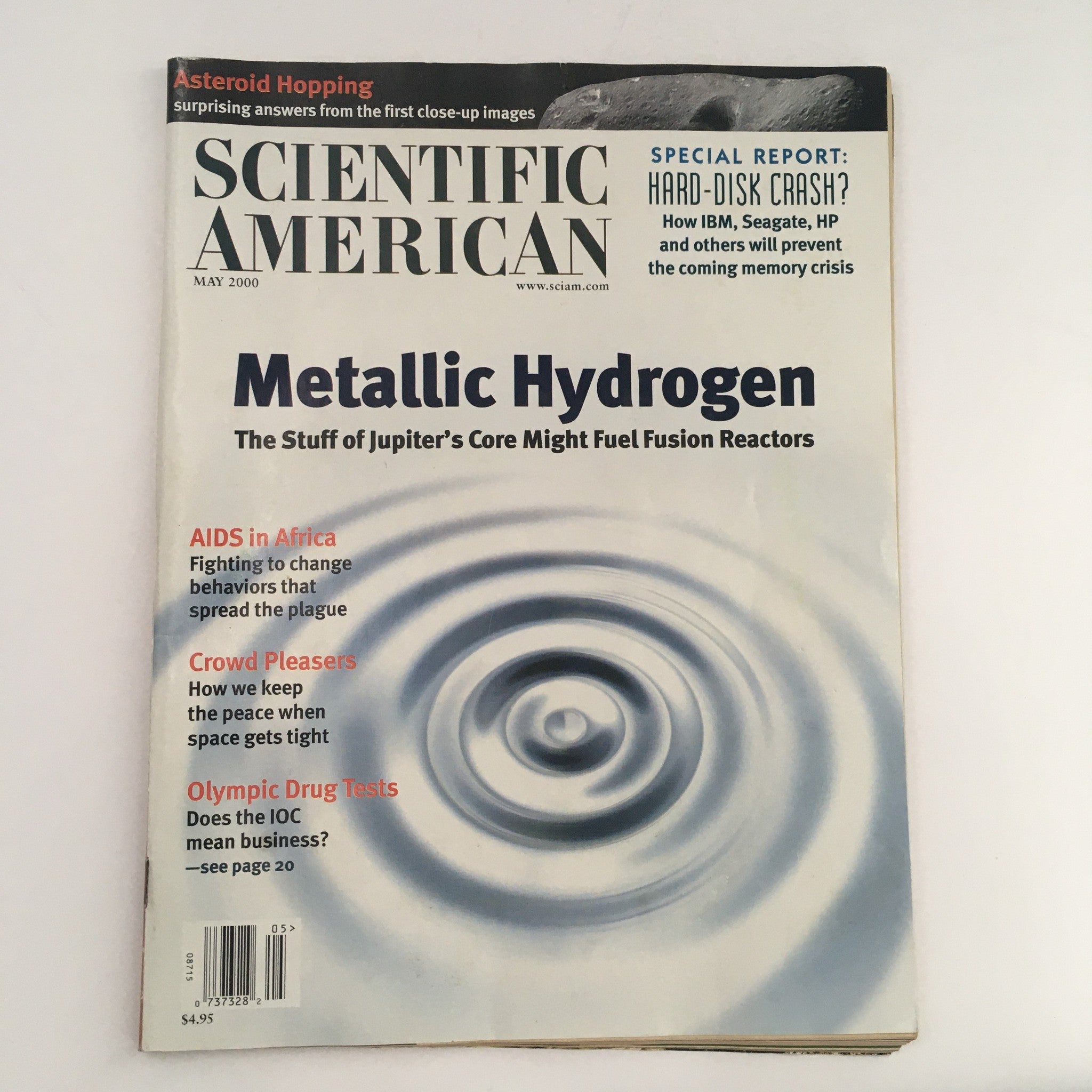 Scientific American Magazine May 2000 Metallic Hydrogen Jupiter's Stuff No Label