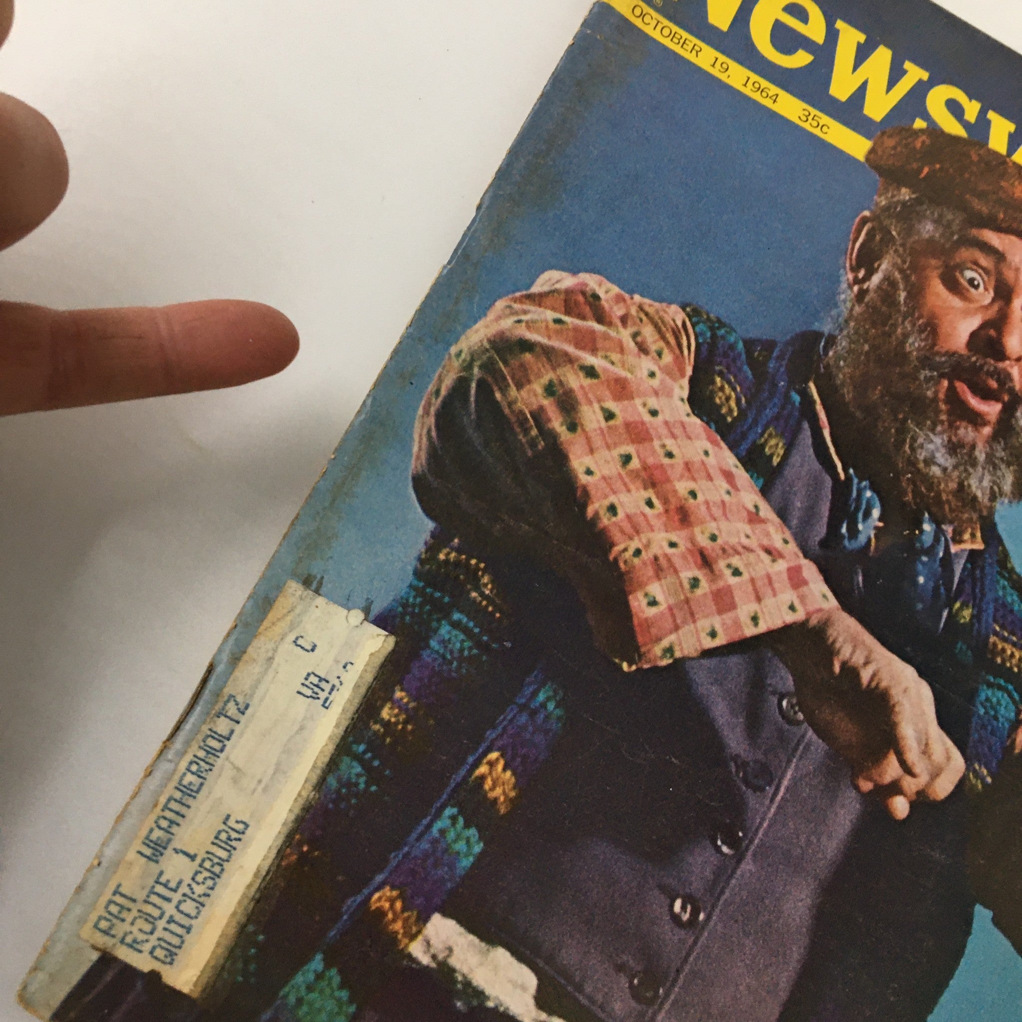 VTG Newsweek Magazine October 19 1964 Zero Mostel Broadway's Brightest Star