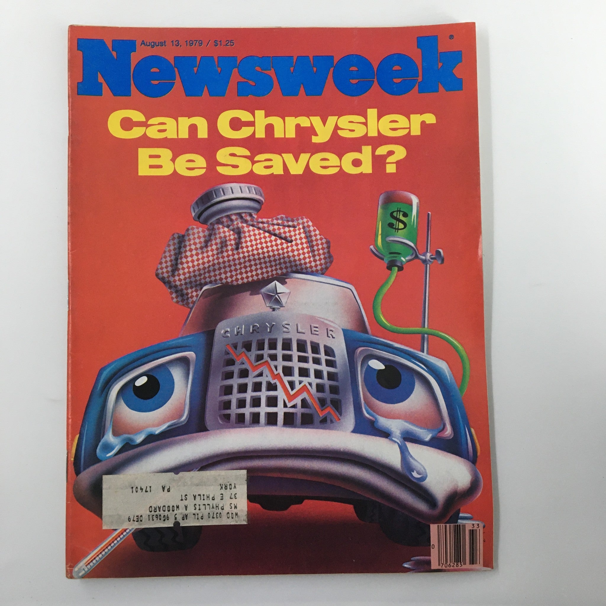 VTG Newsweek Magazine August 13 1979 Can Chrysler Be Saved?