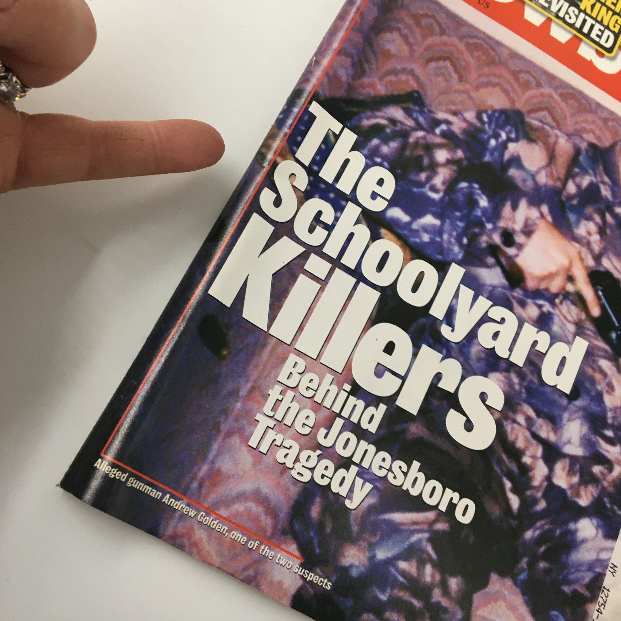 Newsweek Magazine April 6 1998 The Schoolyard Killers The Jonesboro Tragedy