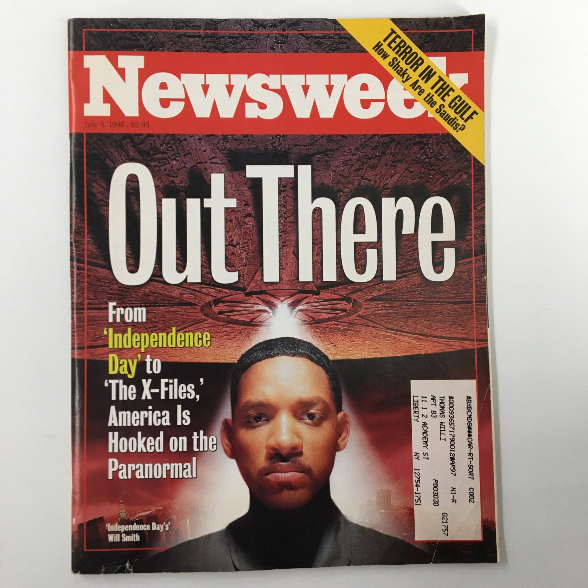 Newsweek Magazine July 8 1996 Will Smith in 'Independence Day' Out There