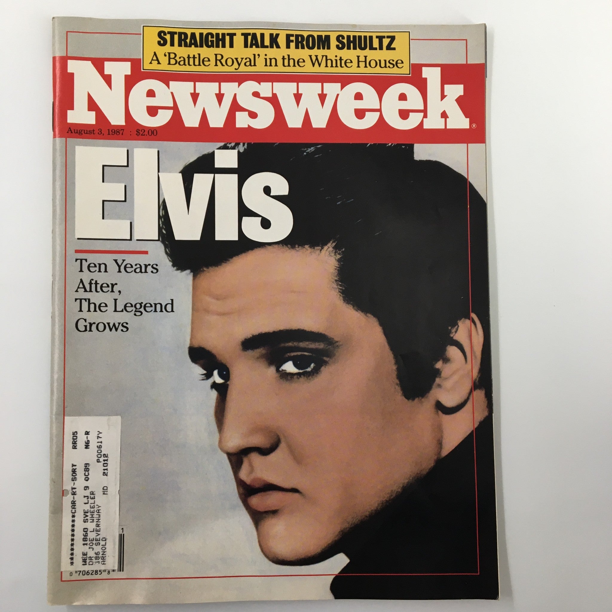 VTG Newsweek Magazine August 3 1987 Elvis Presley 10 Years Later, Legend Grows