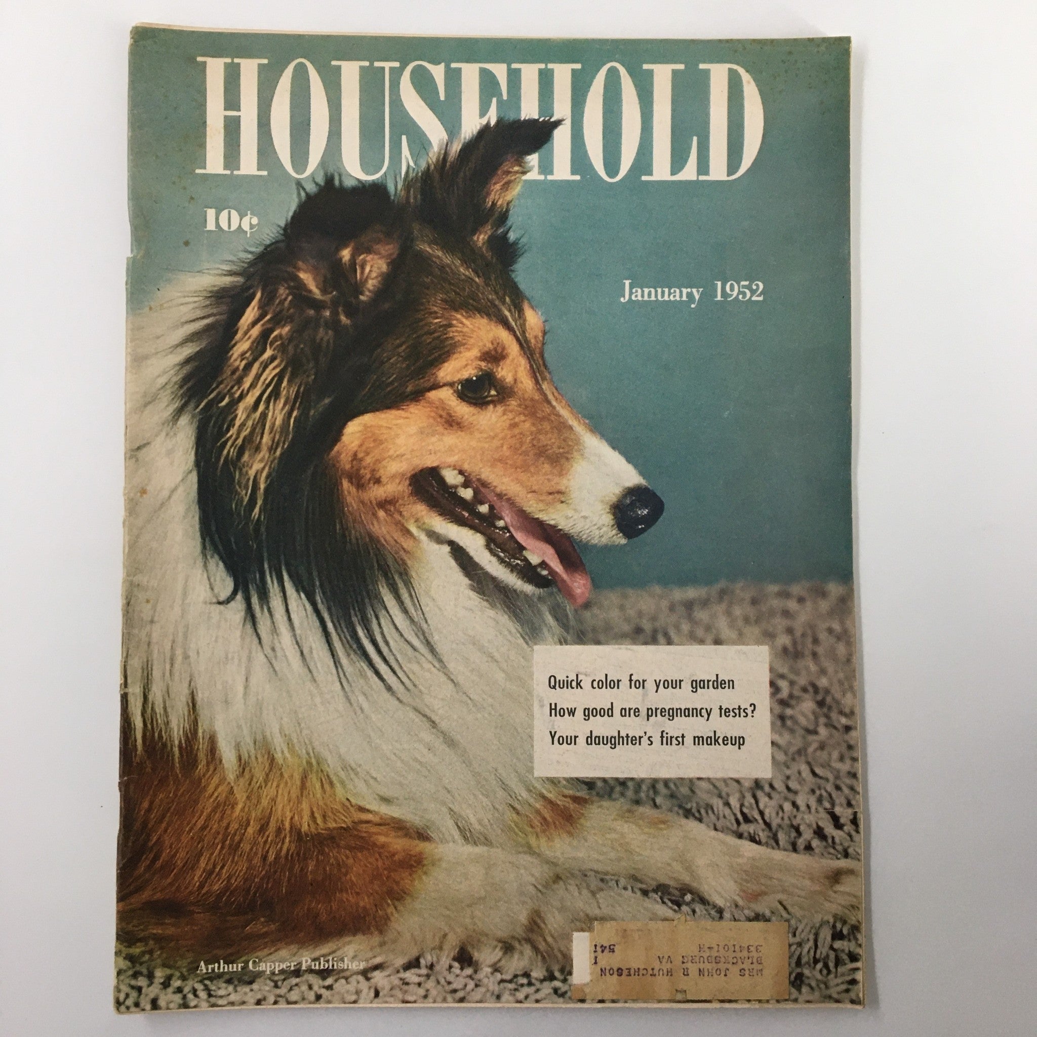 VTG Household Magazine January 1952 How To Replace A Broken Windowpane