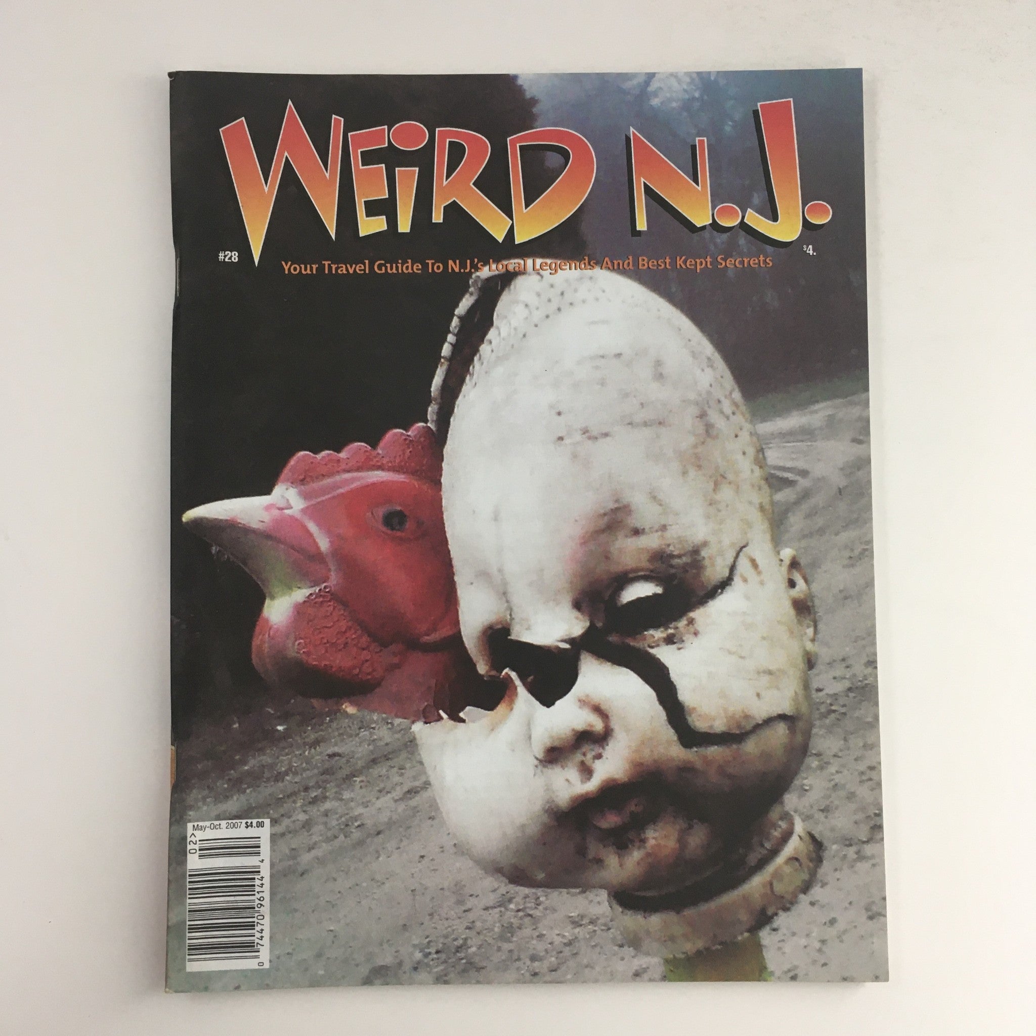 Weird N.J. Magazine 2007 #28 Travel Guide To NJ Local Legends, No Label VG