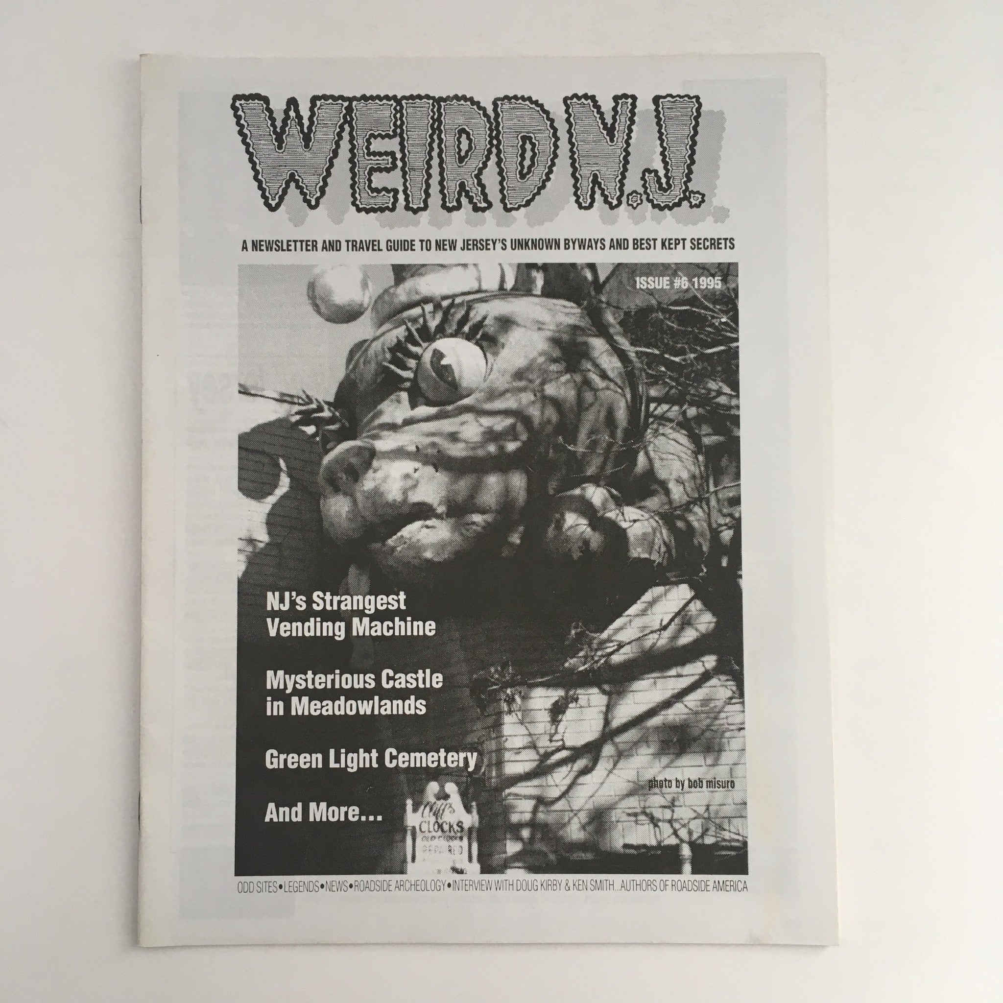 Weird N.J. Magazine 1995 #6 Travel Guide To NJ Local Legends, No Label VG