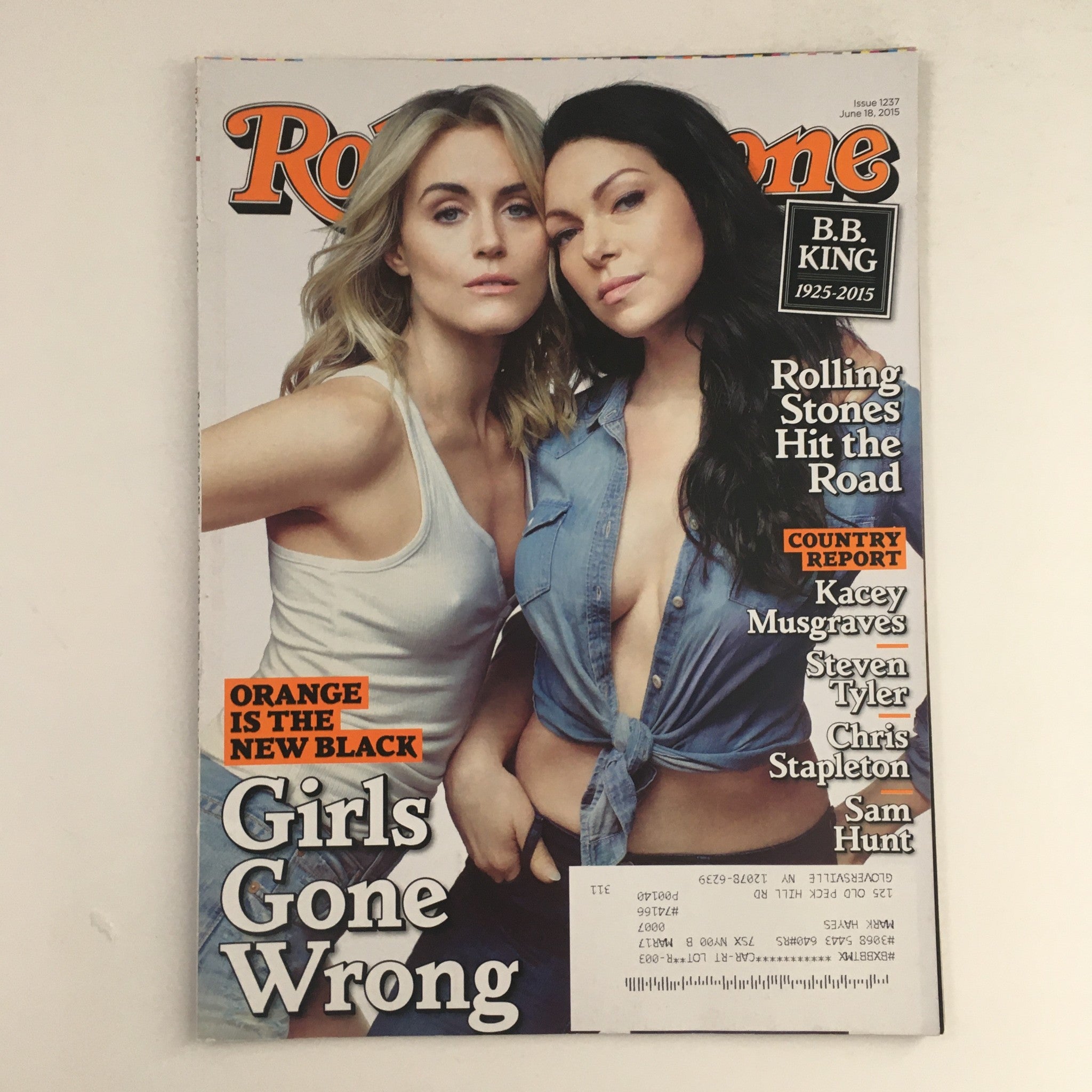 Rolling Stone Magazine June 18 2015 Taylor Schilling & Laura Prepon, VG