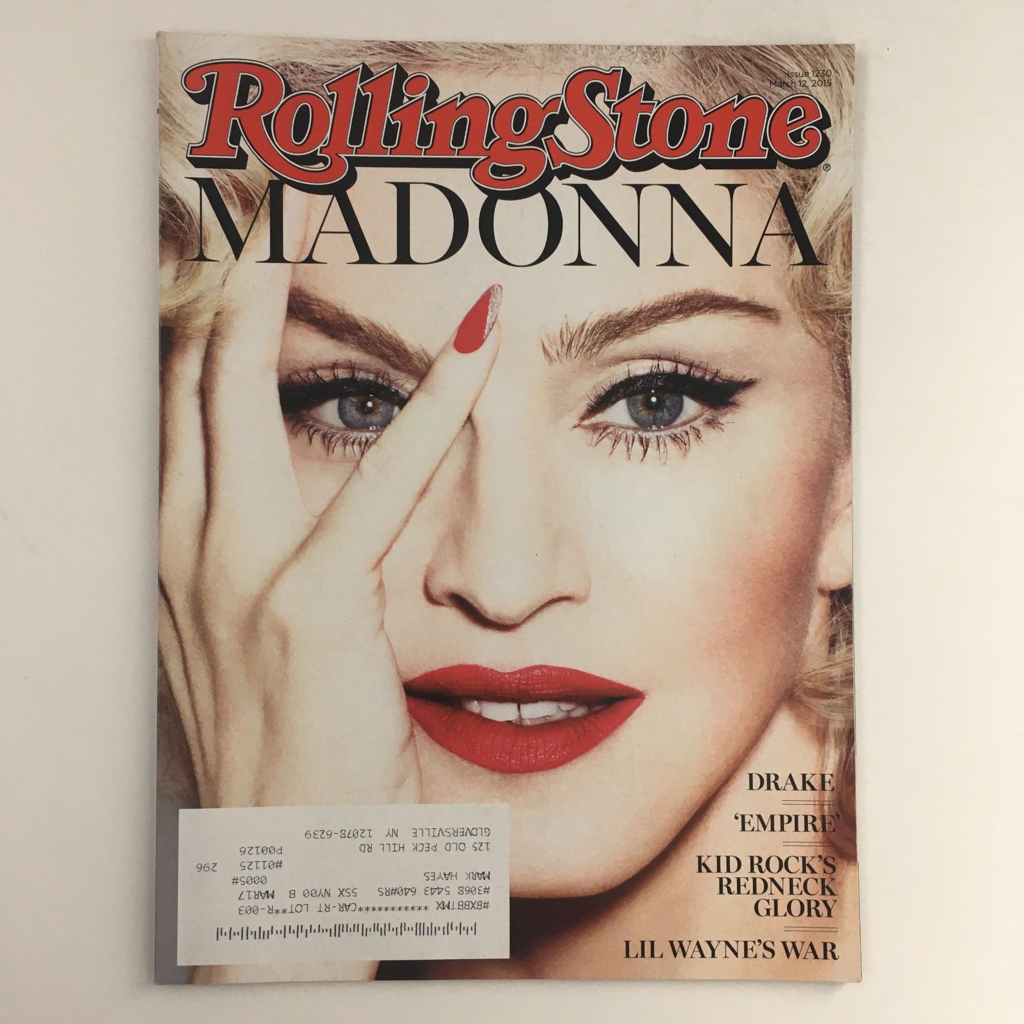 Rolling Stone Magazine March 12 2015 Madonna, Drake, Lil Wayne's War, VG