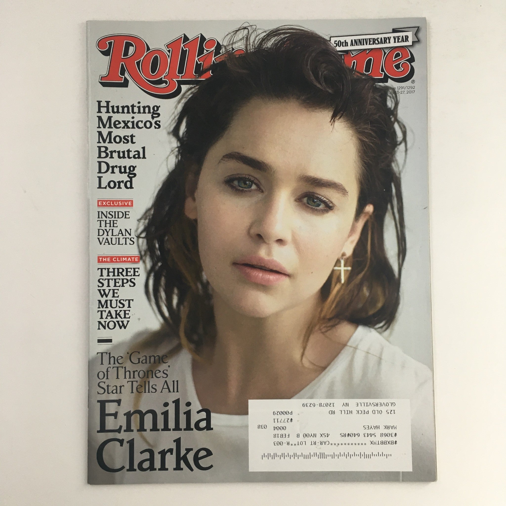 Rolling Stone Magazine July 13 2017 Emilia Clarke, The Dylan Vaults, VG