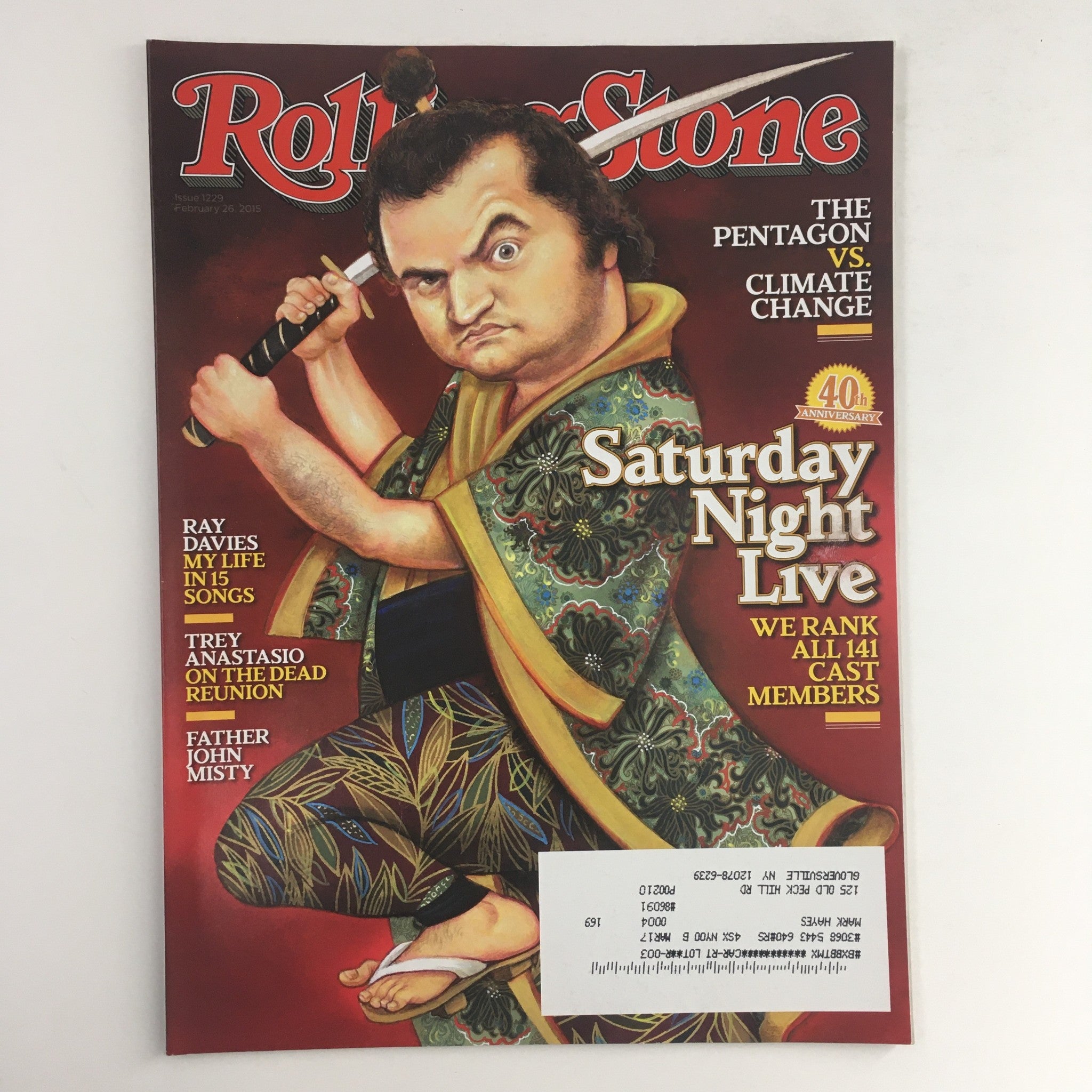 Rolling Stone Magazine February 26 2015 Ray Davies Trey Anastasio, John Misty VG