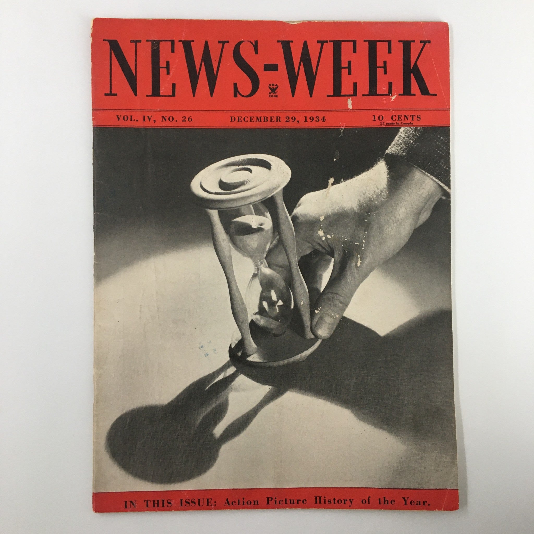 VTG News-Week Magazine December 29 1934 Action Picture History of the Year