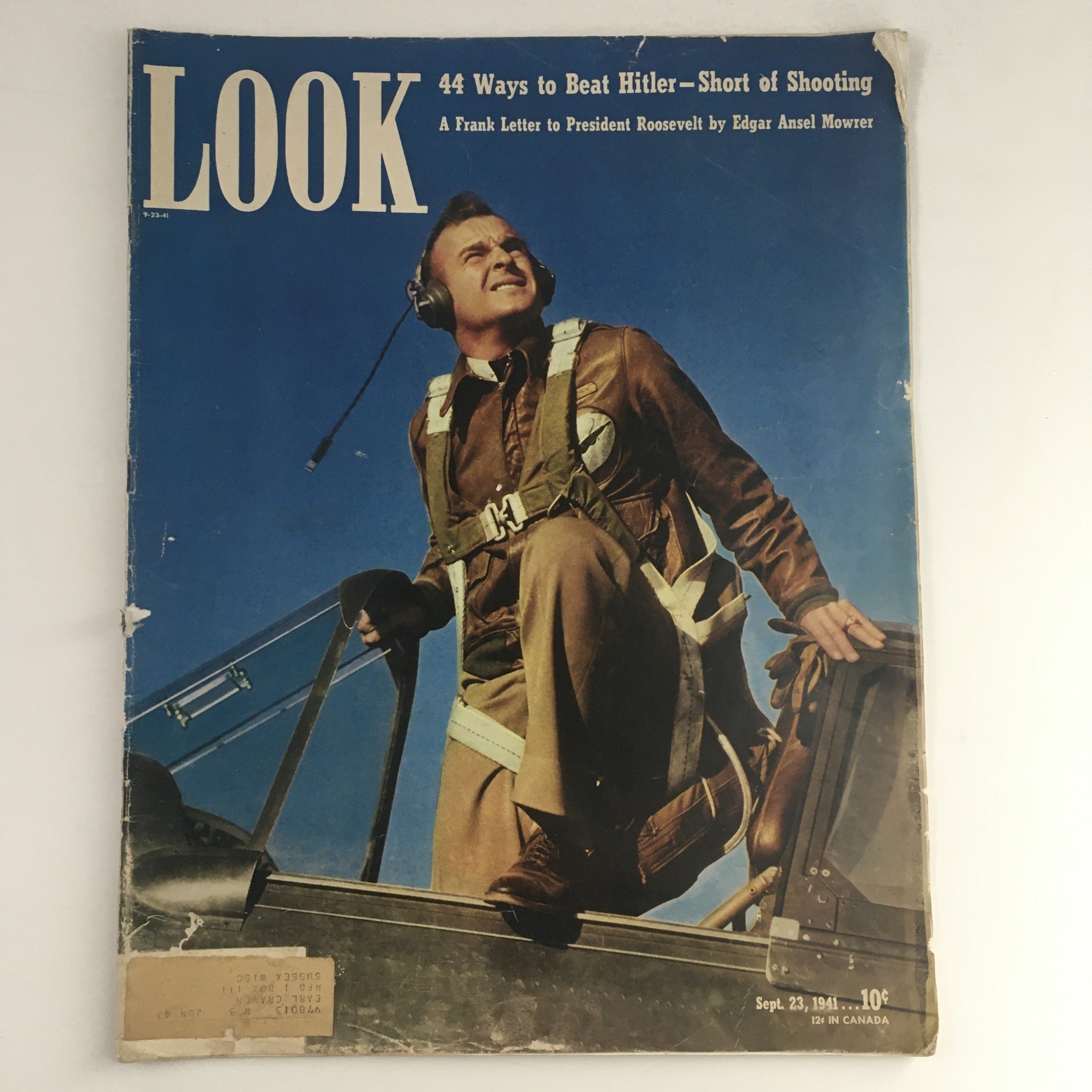 Look Magazine September 23 1941 Captain Charles W. Stark Jr. U.S. Army Air Force