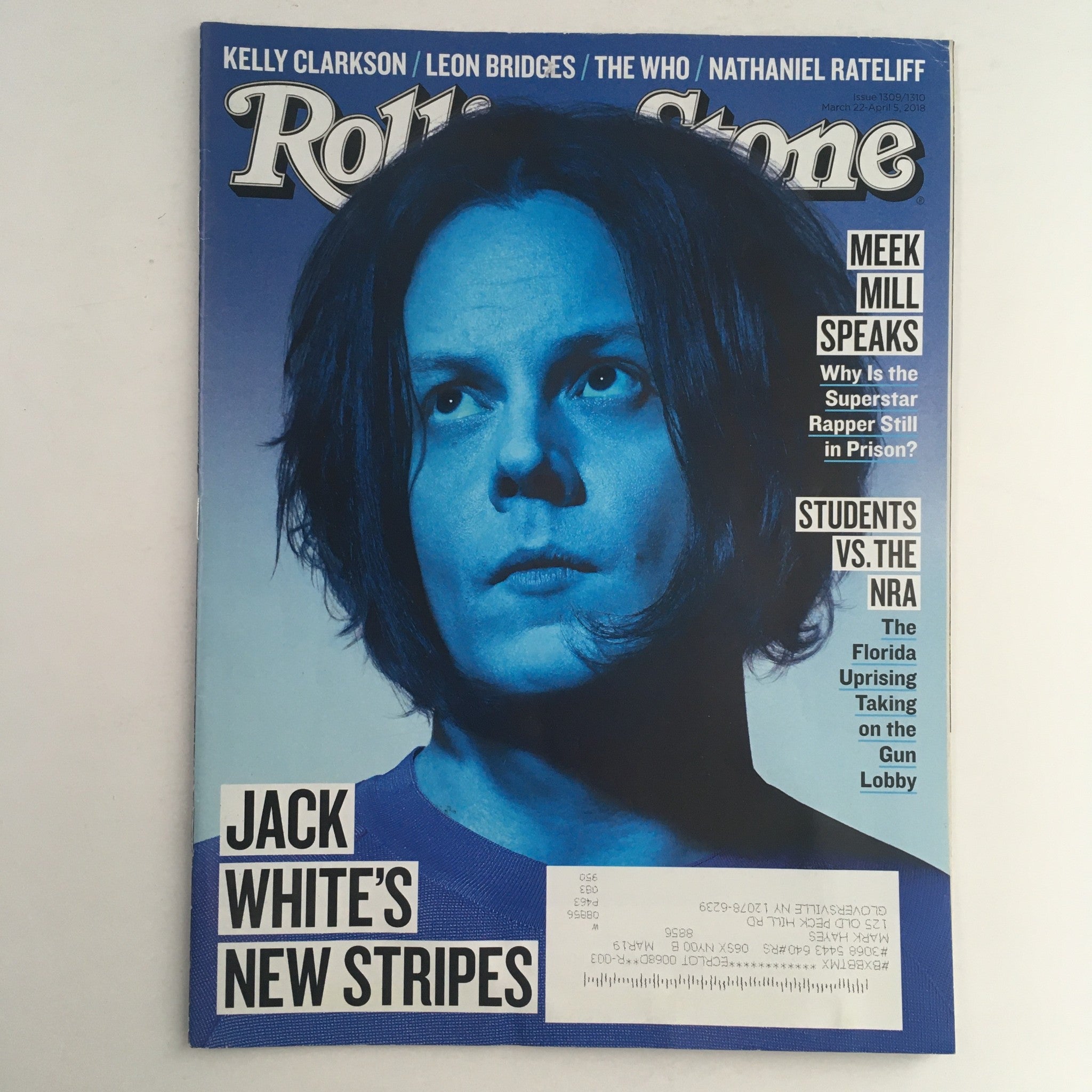 Rolling Stone Magazine March 22 2018 Jack White, Meek Mill & Kelly Clarkson