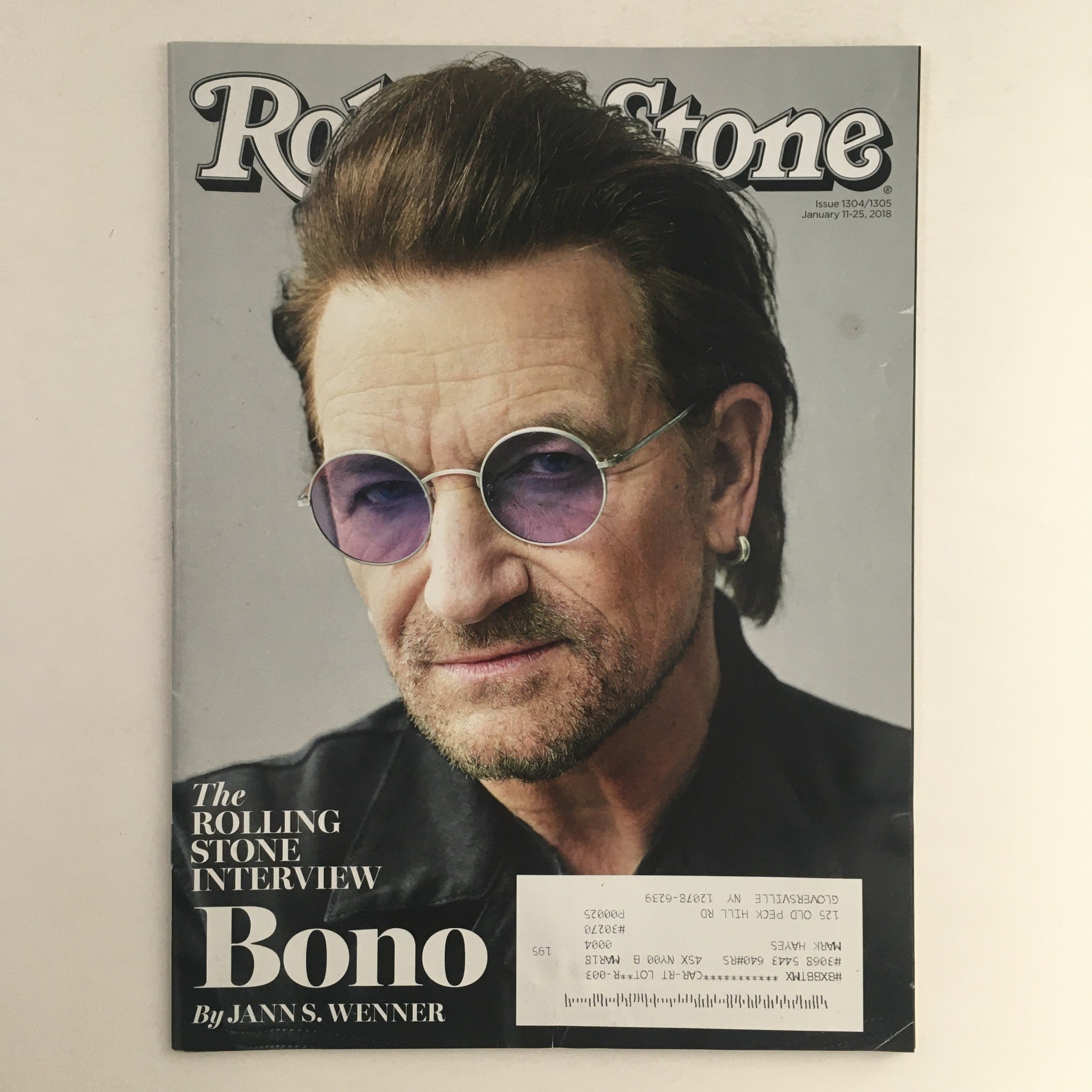 Rolling Stone Magazine January 11 2018 The Rolling Stone Interview of Bono