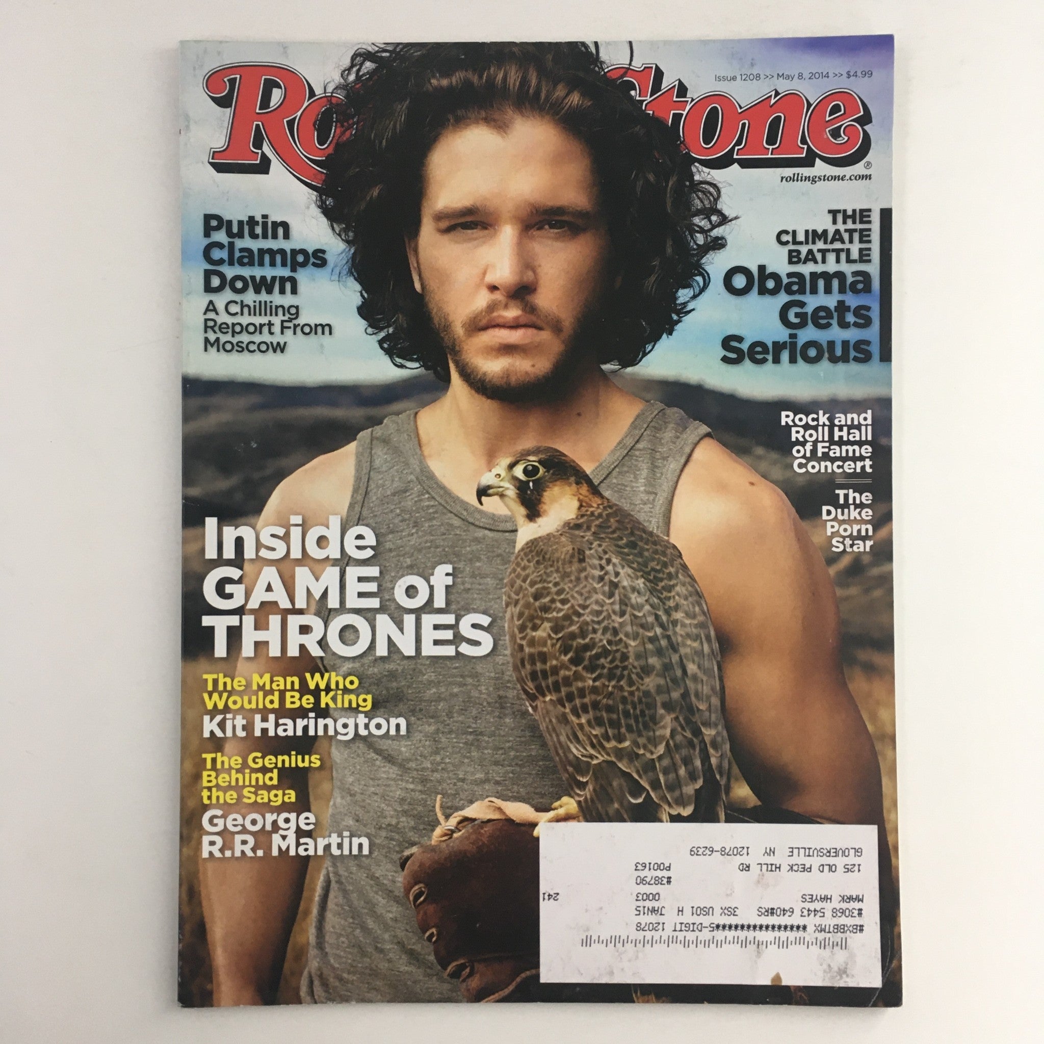 Rolling Stone Magazine May 8 2014 Kit Harington & George R.R. Martin