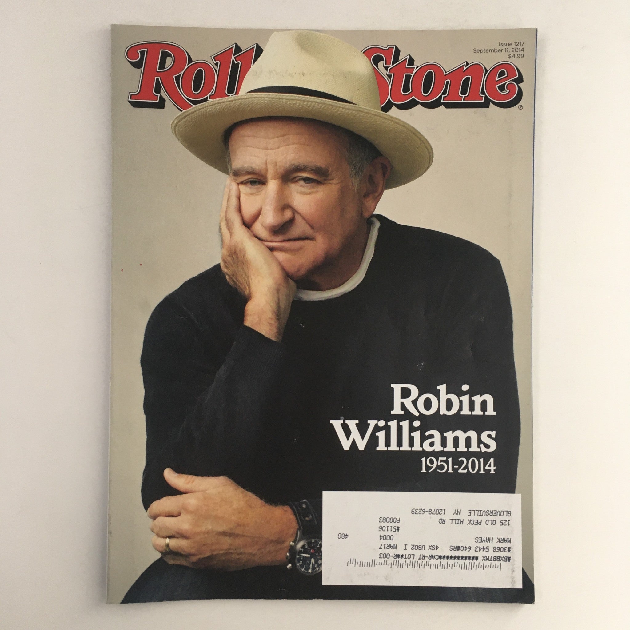 Rolling Stone Magazine September 11 2014 Memoir of Robin Williams 1951-2014