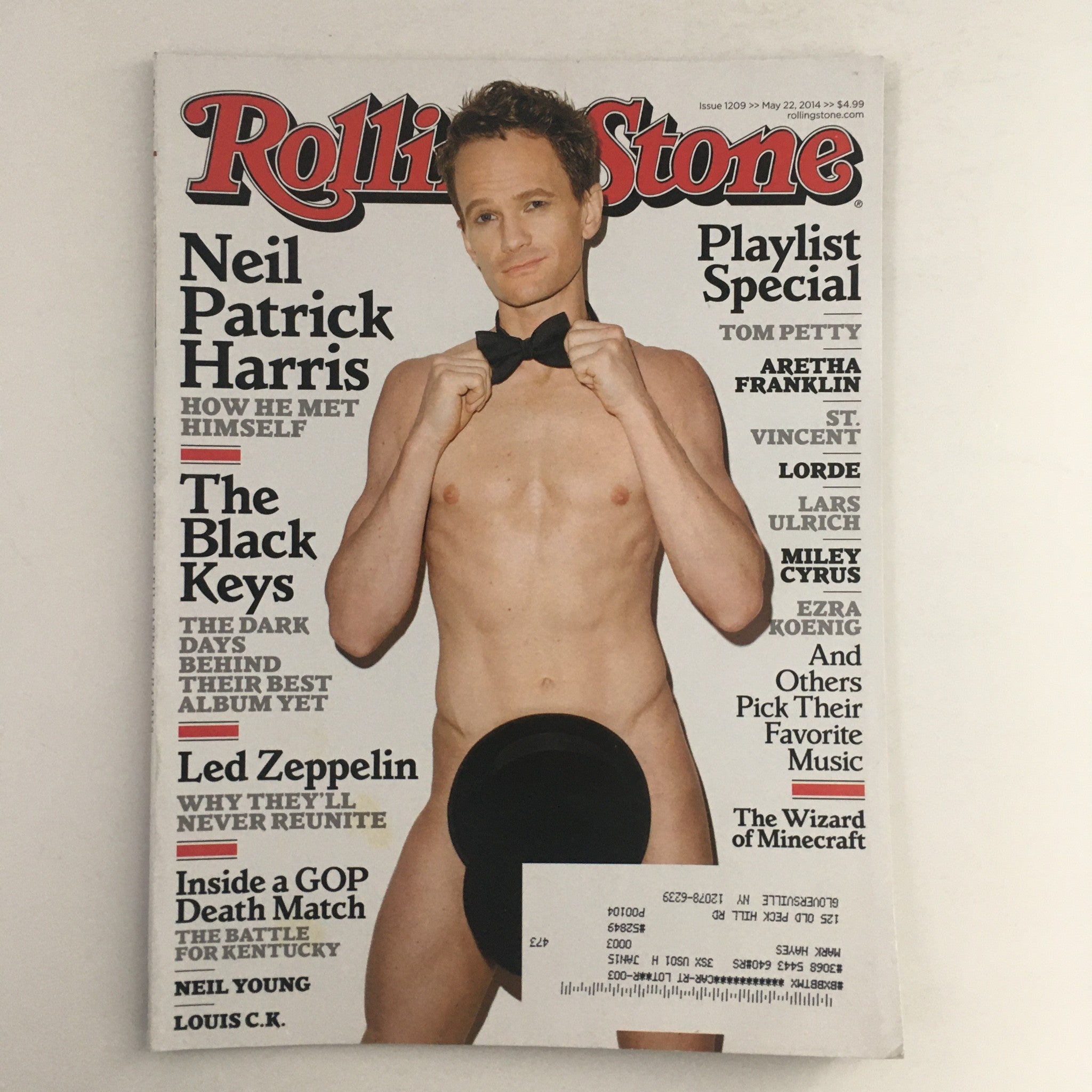 Rolling Stone Magazine May 22 2014 Neil Patrick Harris, Led Zeppelin & Lorde