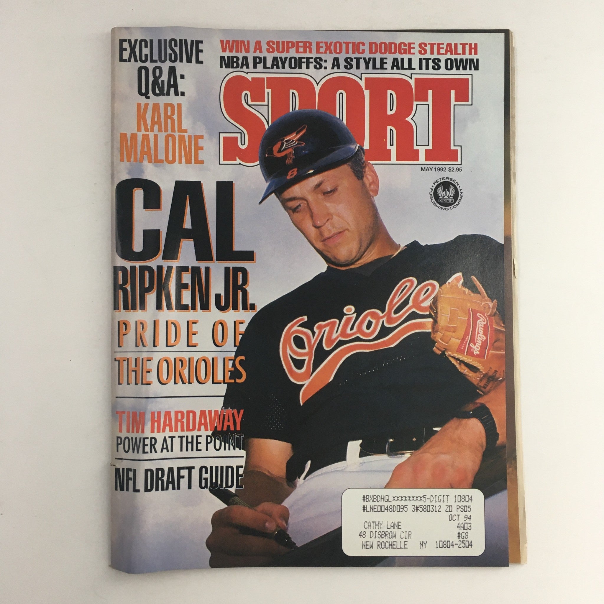 Sport Magazine May 1992 Cal Ripken Jr., Karl Malone, Tim Hardaway & Draft Guide