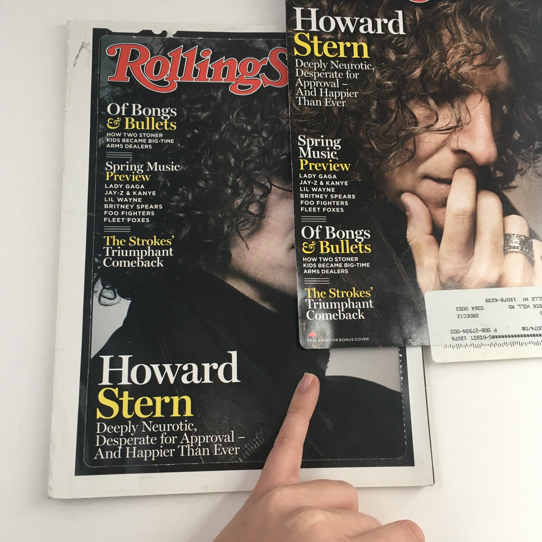 Rolling Stone Magazine March 31 2011 Howard Stern, Lady Gaga, Jay-Z & Kanye West