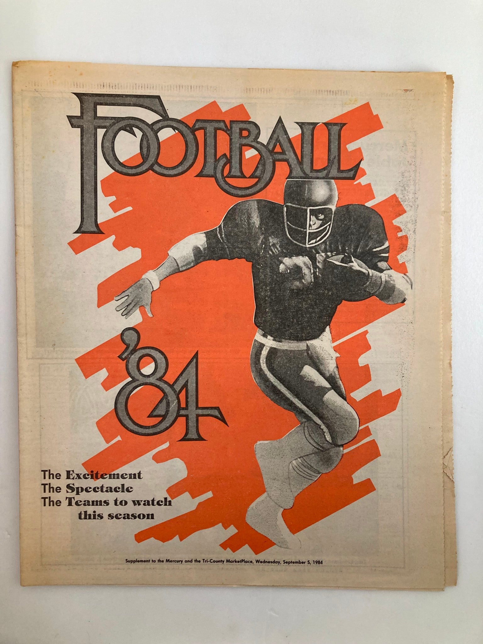 Supplement to the Mercury September 5 1984 NFL Football '84 Season