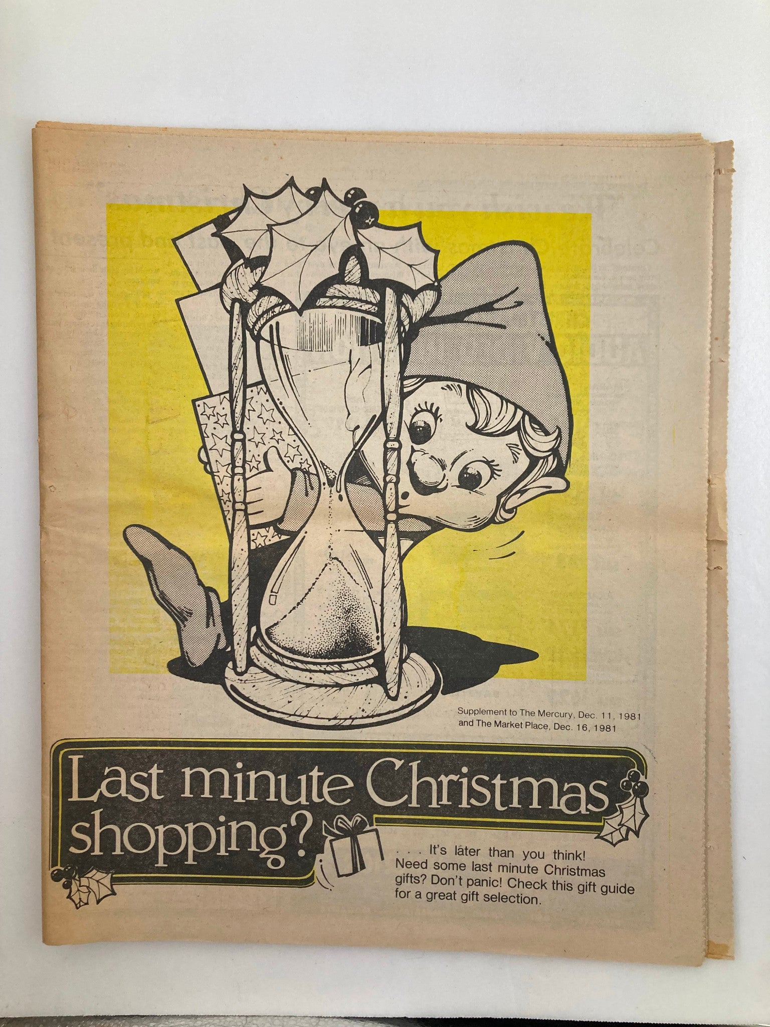 1981 Last Minute Christmas Shopping Guide Supplement