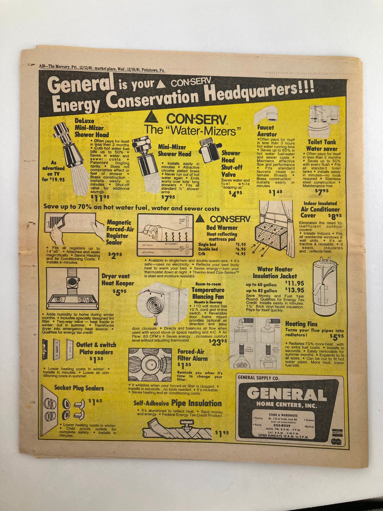 1981 Last Minute Christmas Shopping Guide Supplement