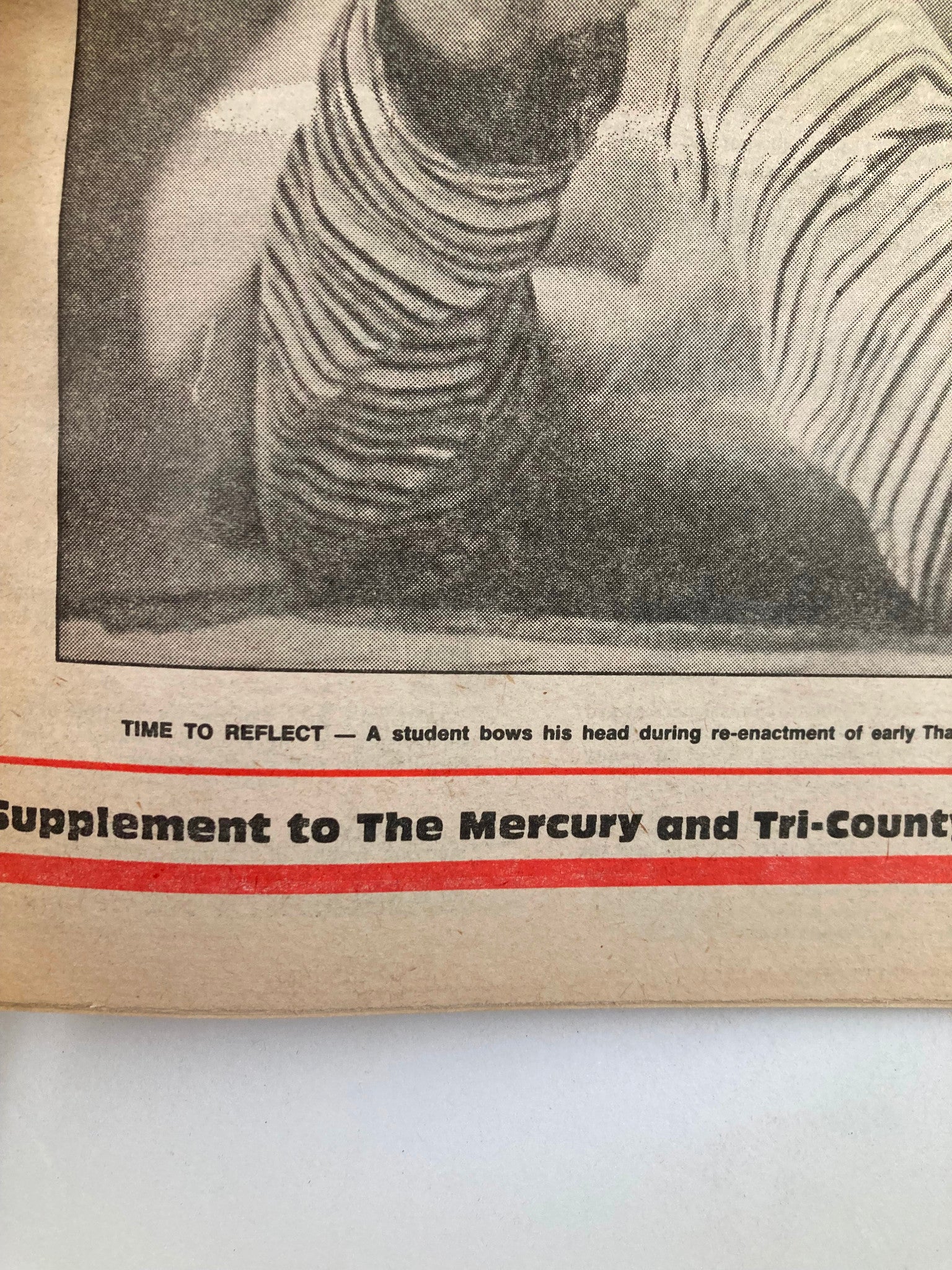 The Mercury Supplementary Tabloid January 5 1987 Chronology '86 Time to Reflect