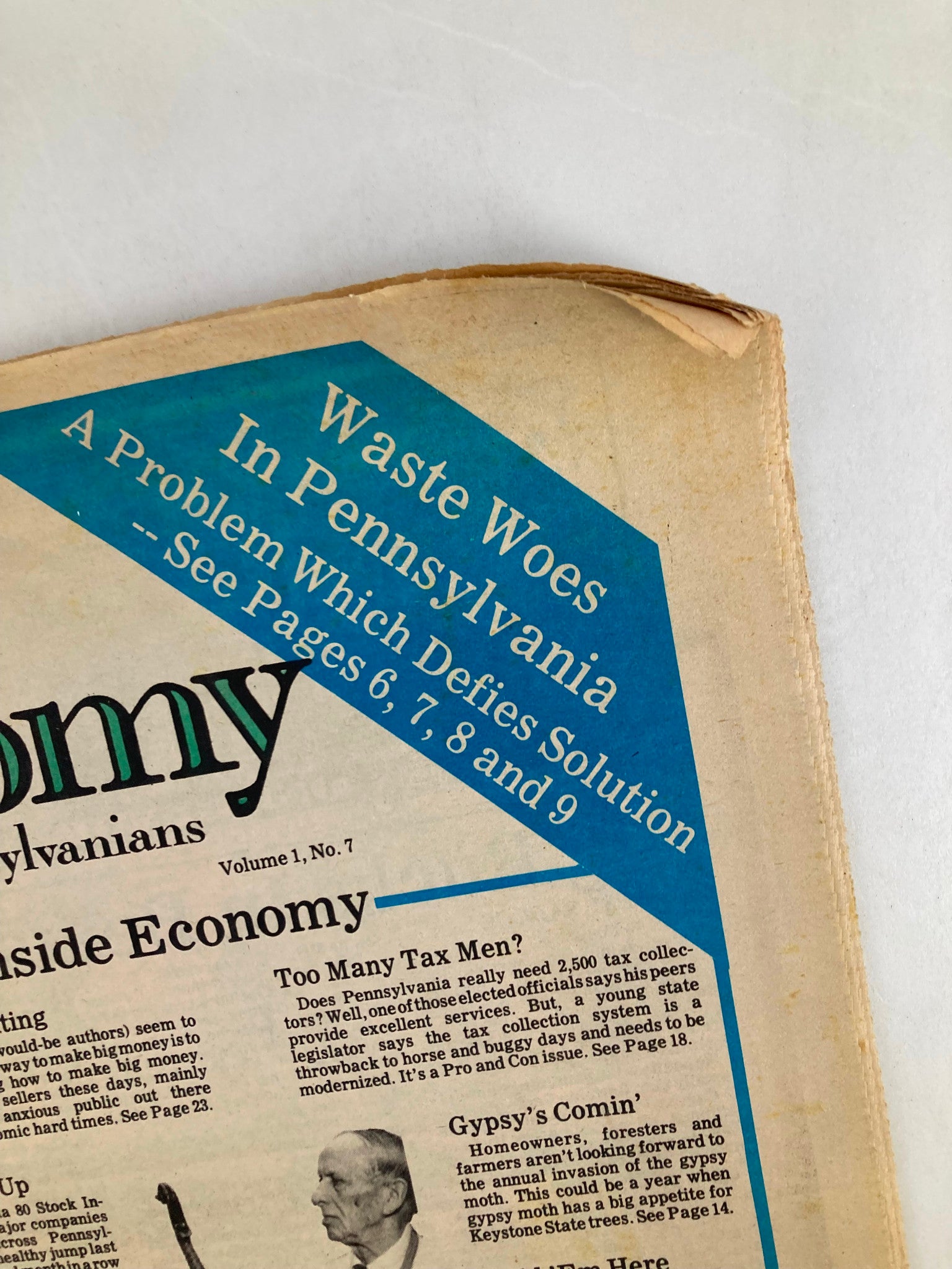 Pennsylvania Economy Tabloid April 1981 Vol 1 #7 Getting Rich Writing