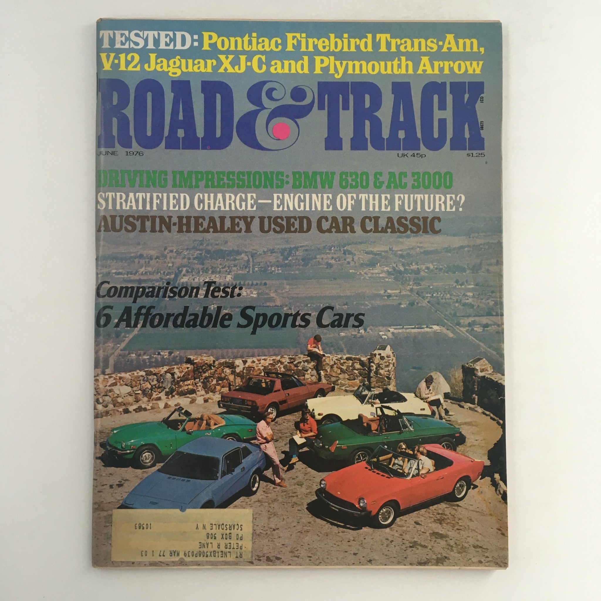 Road & Track Magazine June 1976 Austin-Healey Used Car Classic, VG