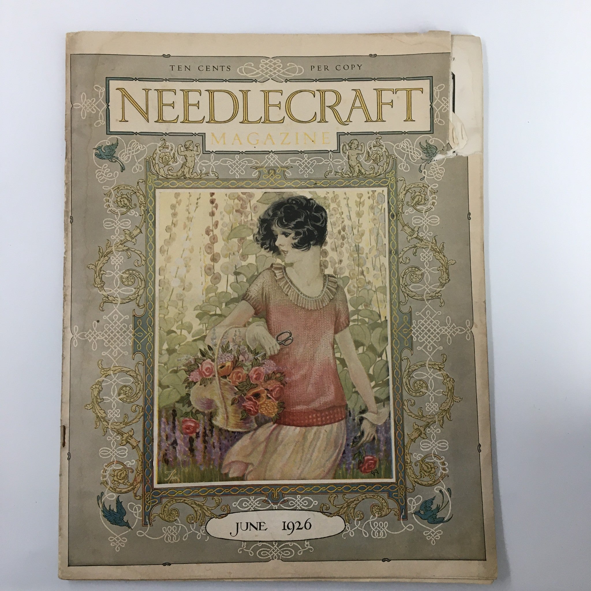 VTG Needlecraft Magazine June 1926 June by Doris Wheeler Blount No Label