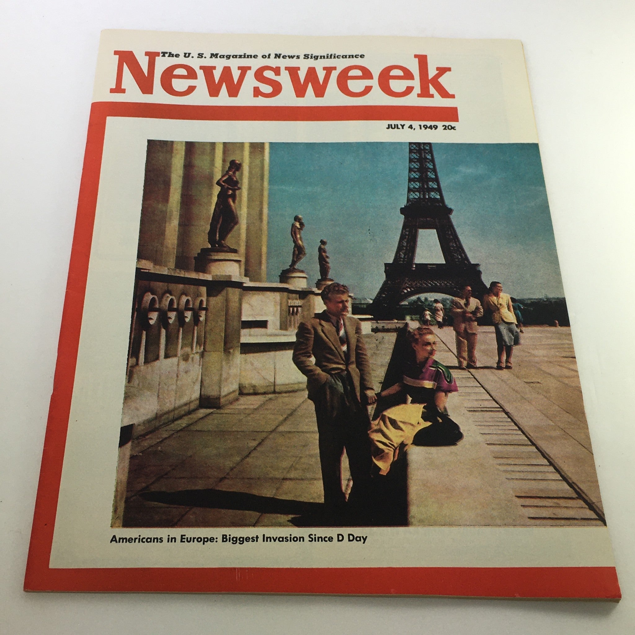 VTG Newsweek Magazine July 4 1949 - Americans in Europe No Label