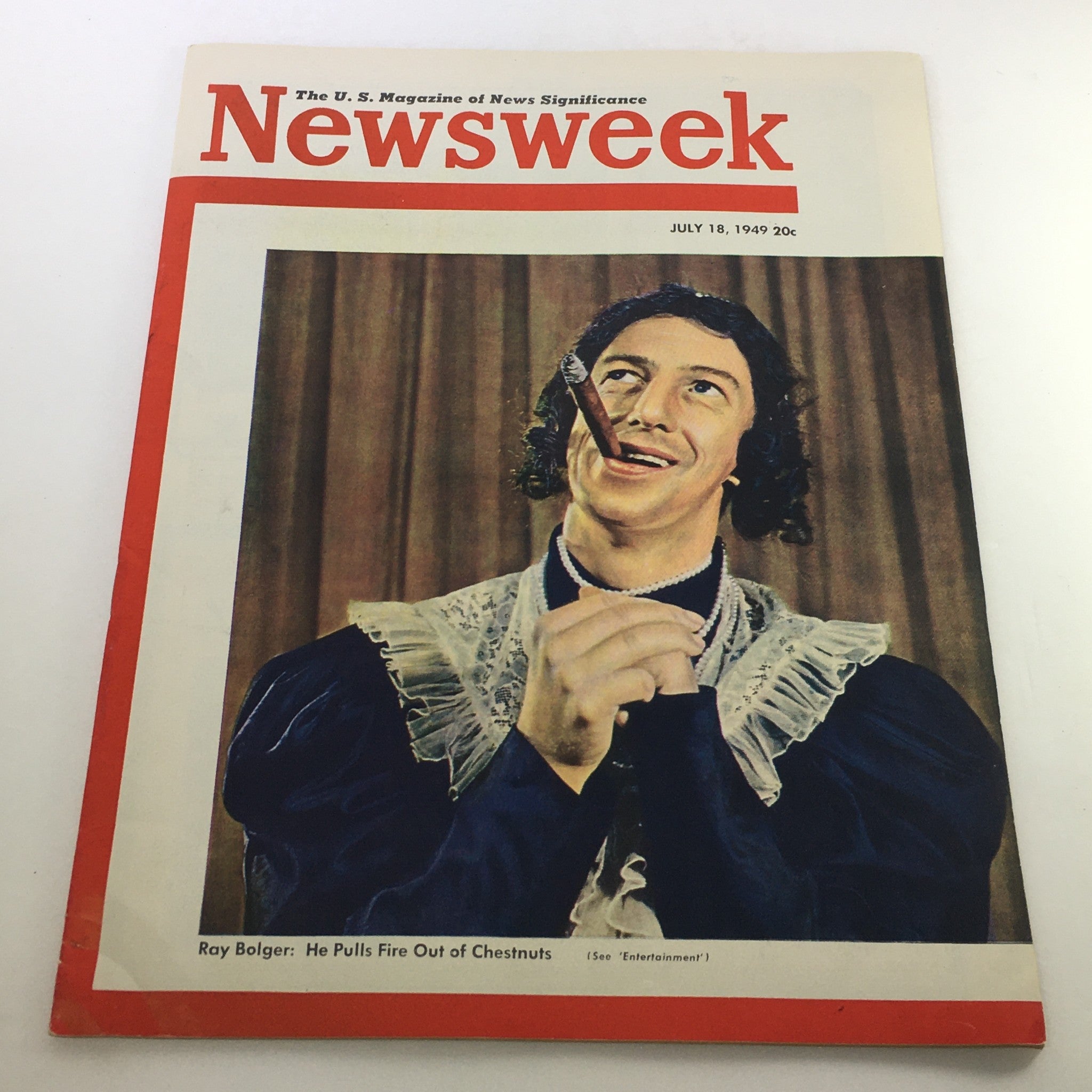 VTG Newsweek Magazine July 18 1949 - Ray Bolger No Label