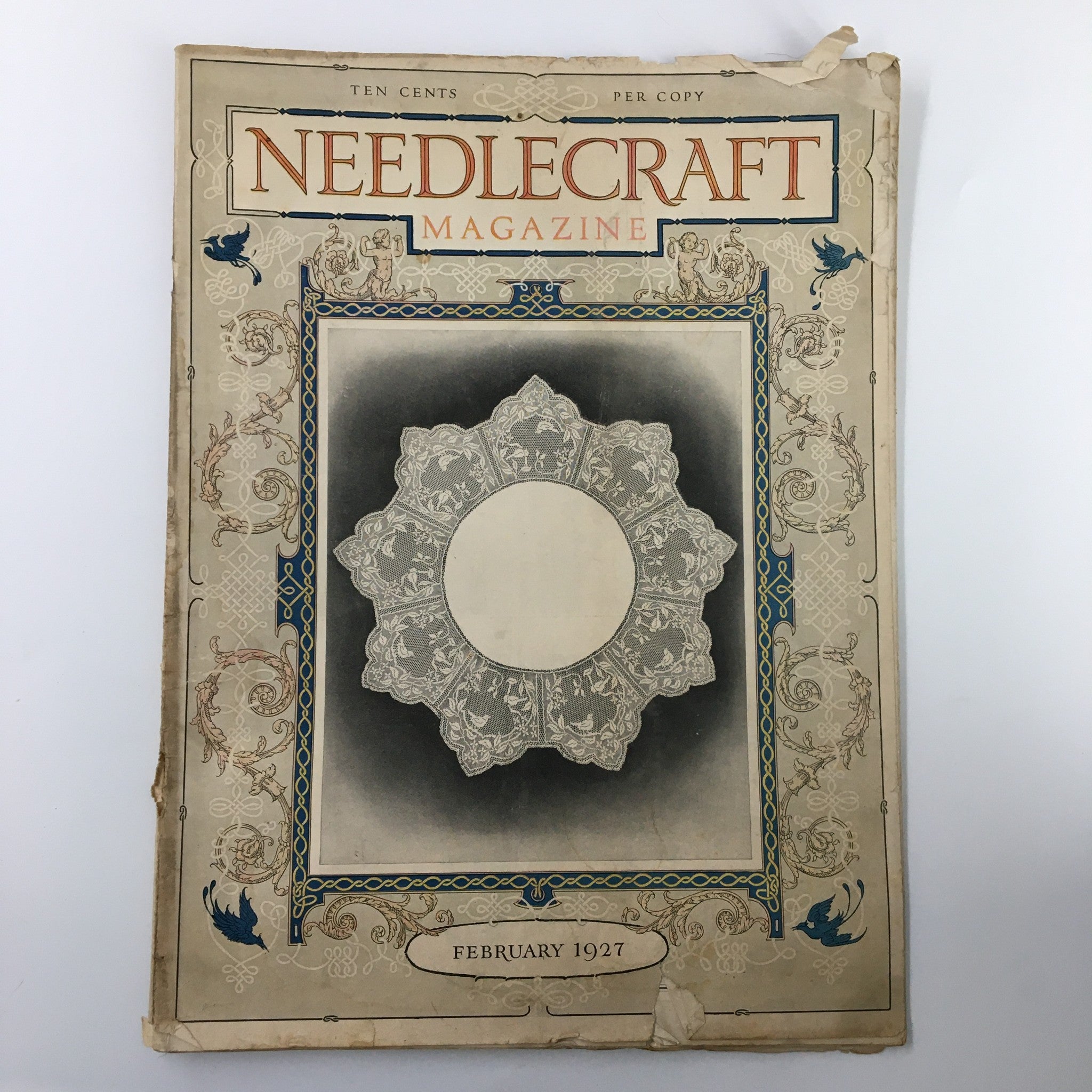 VTG Needlecraft Magazine February 1927 My Valentine by Margaret Eytinge