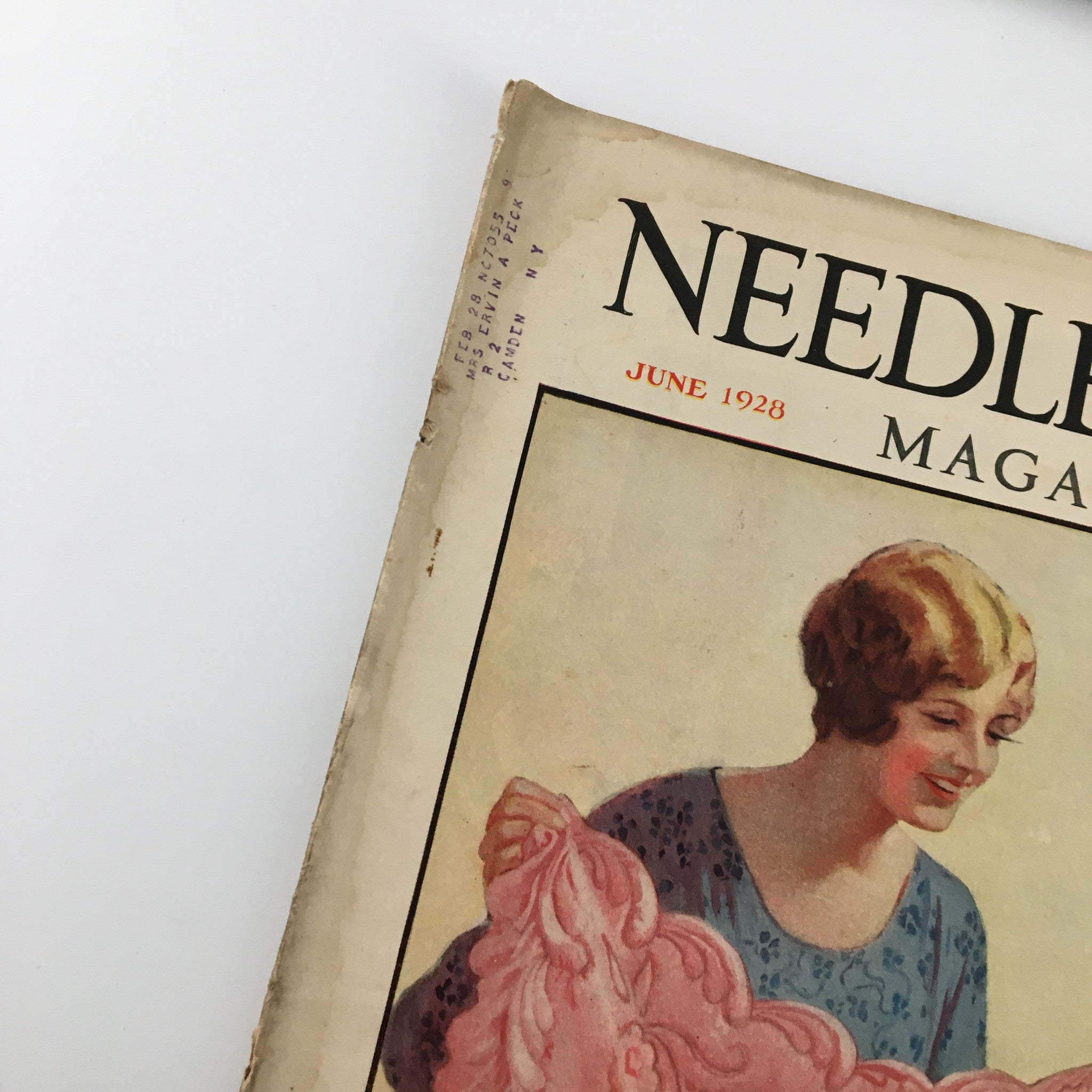 VTG Needlecraft Magazine June 1928 Vol. 19 No. 10 Embroidery, Quilting & Crochet