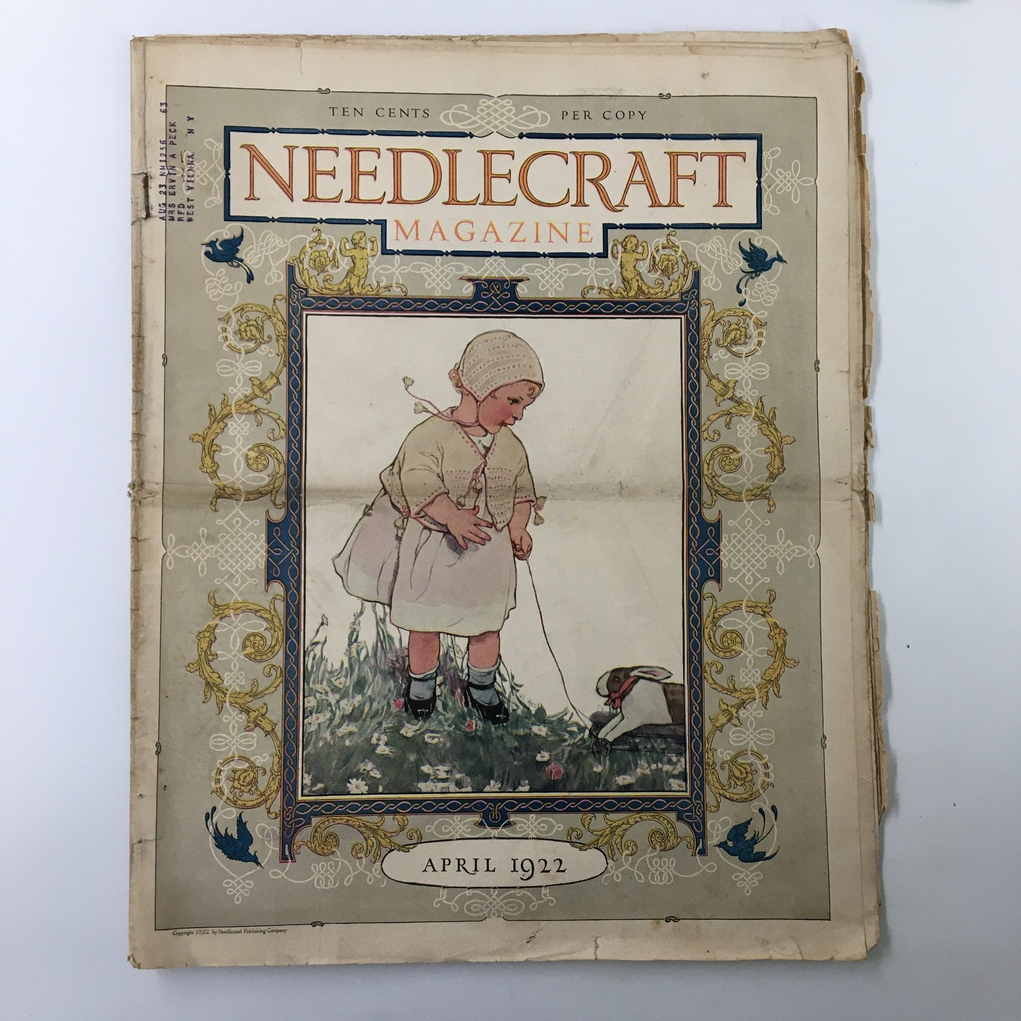 VTG Needlecraft Magazine April 1922 Vol. 13 No. 8 Easter Morning by Louise Baker