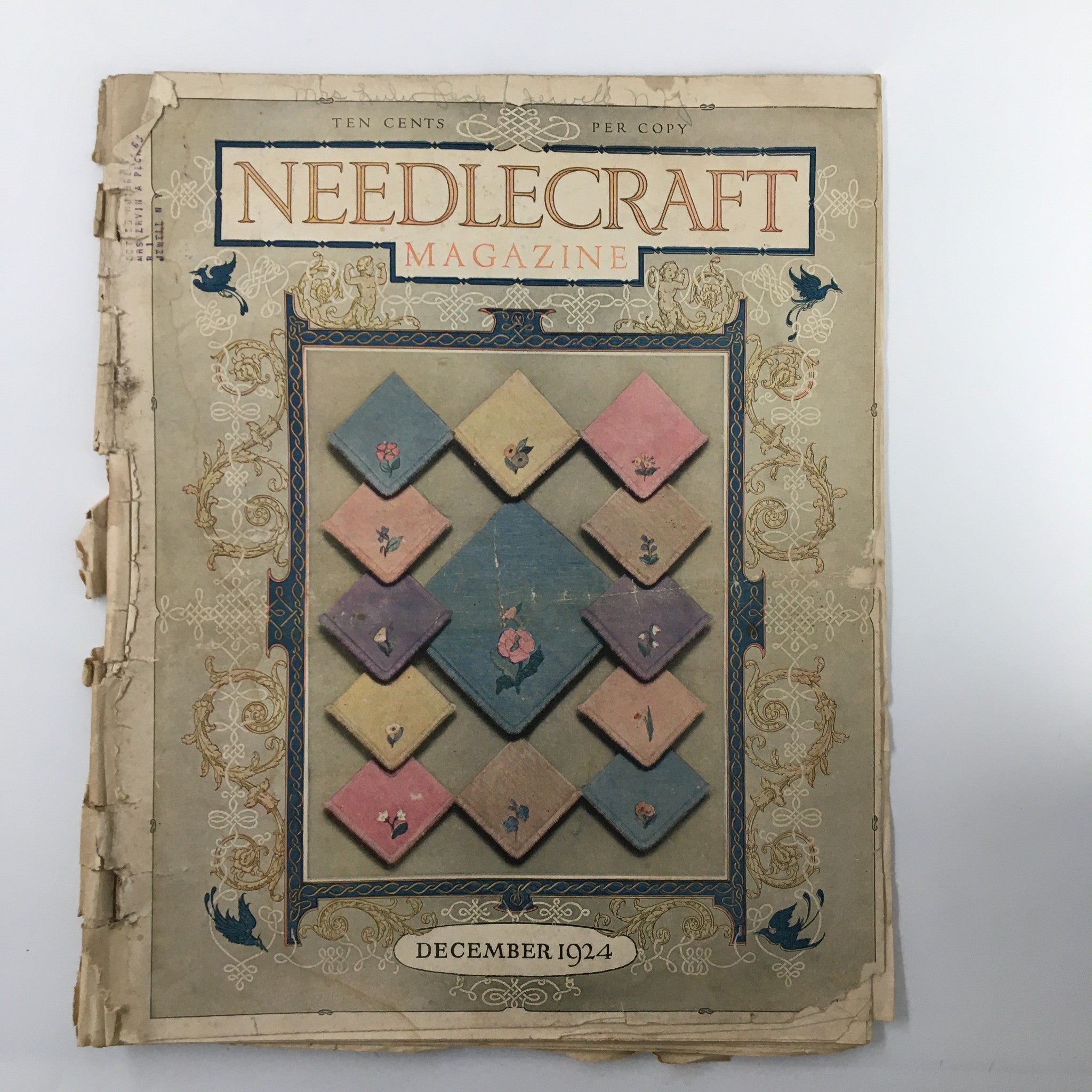 VTG Needlecraft Magazine December 1924 Vol. 16 No. 4 A Christmas Quilt