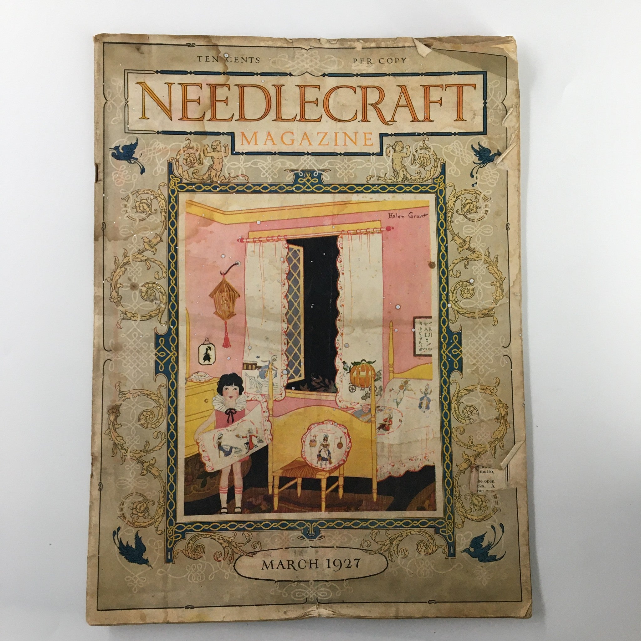 VTG Needlecraft Magazine March 1927 Vol. 18 No. 7 Grandma Learns No Label