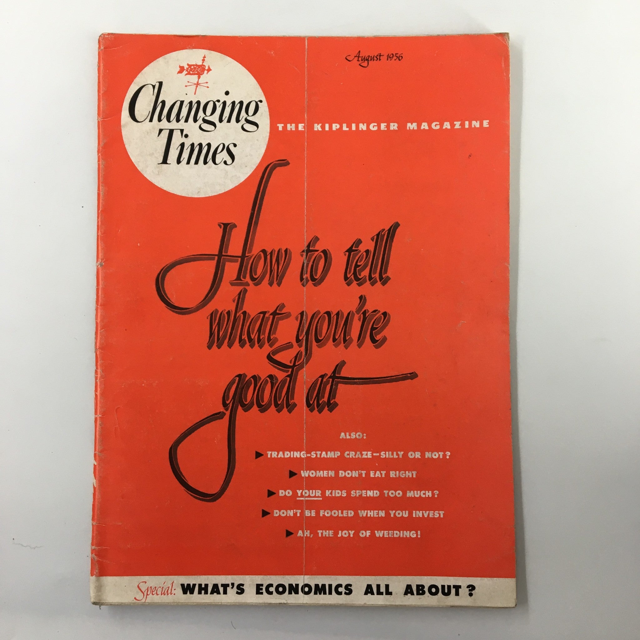 VTG Changing Times Magazine August 1956 How To Tell What You're Good At