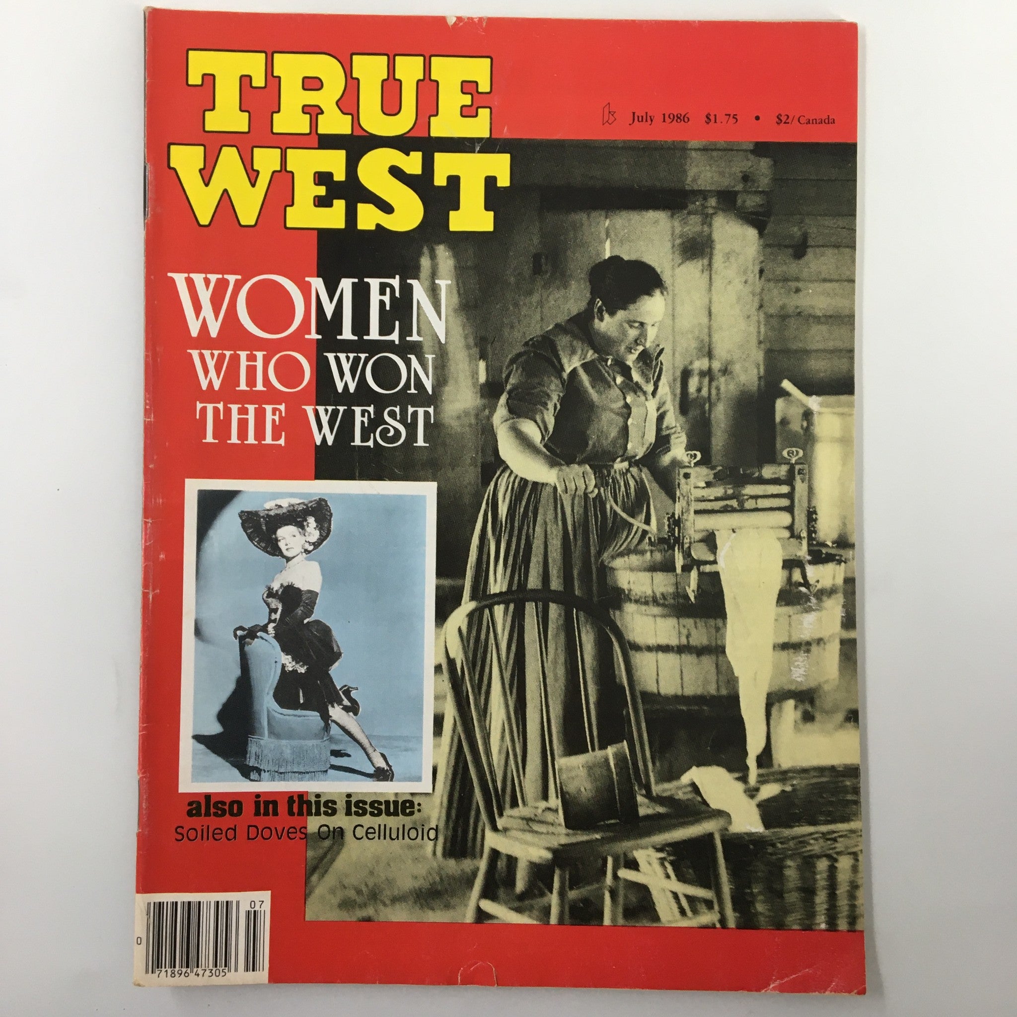 VTG True West Magazine July 1986 Vol. 33 #7 The Diary of Bertha Picard No Label