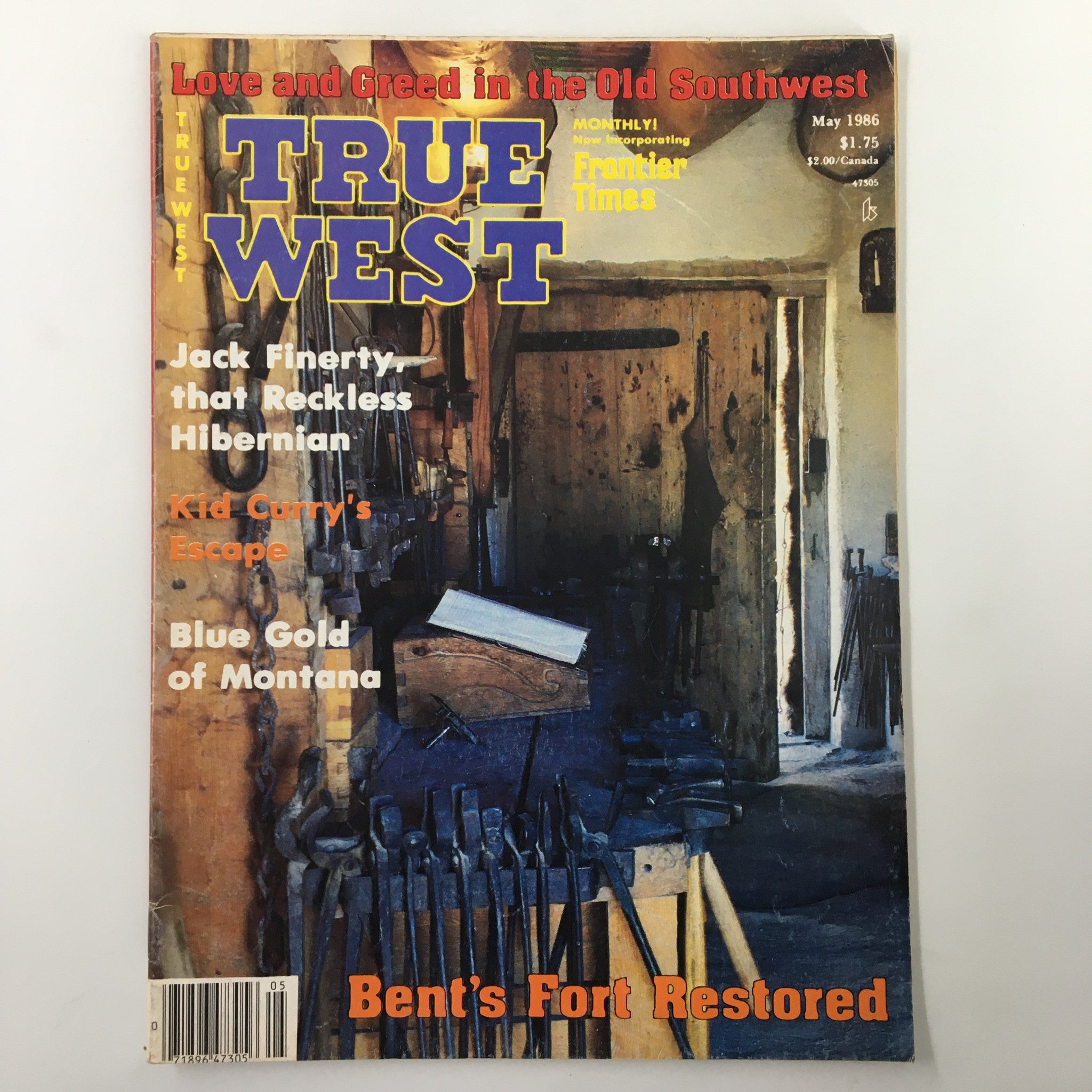 VTG True West Magazine May 1986 Vol 33 #5 The Blacksmith's Shop No Label