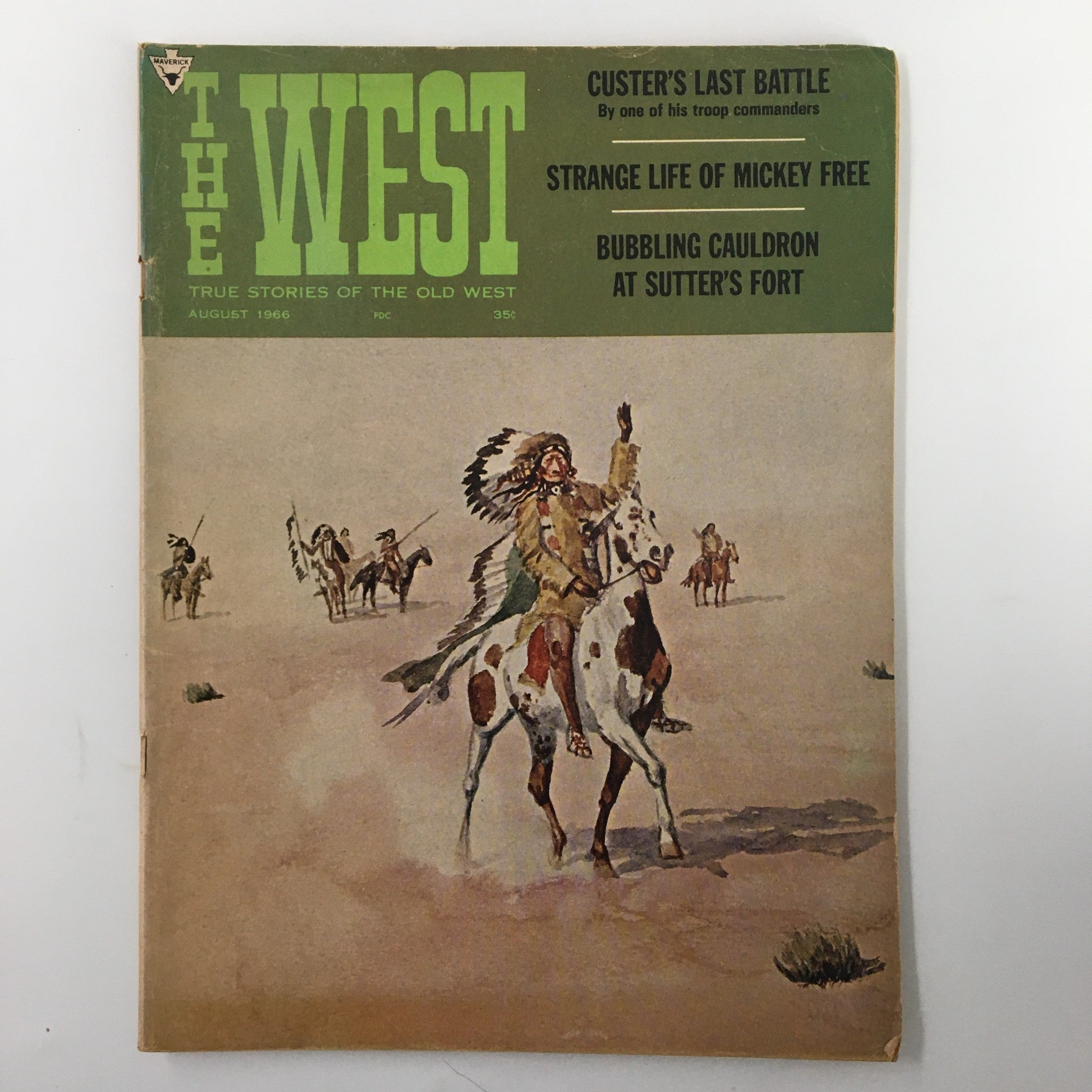 VTG The West Magazine August 1966 Vol 5 #3 Strange Life of Mickey Free No Label