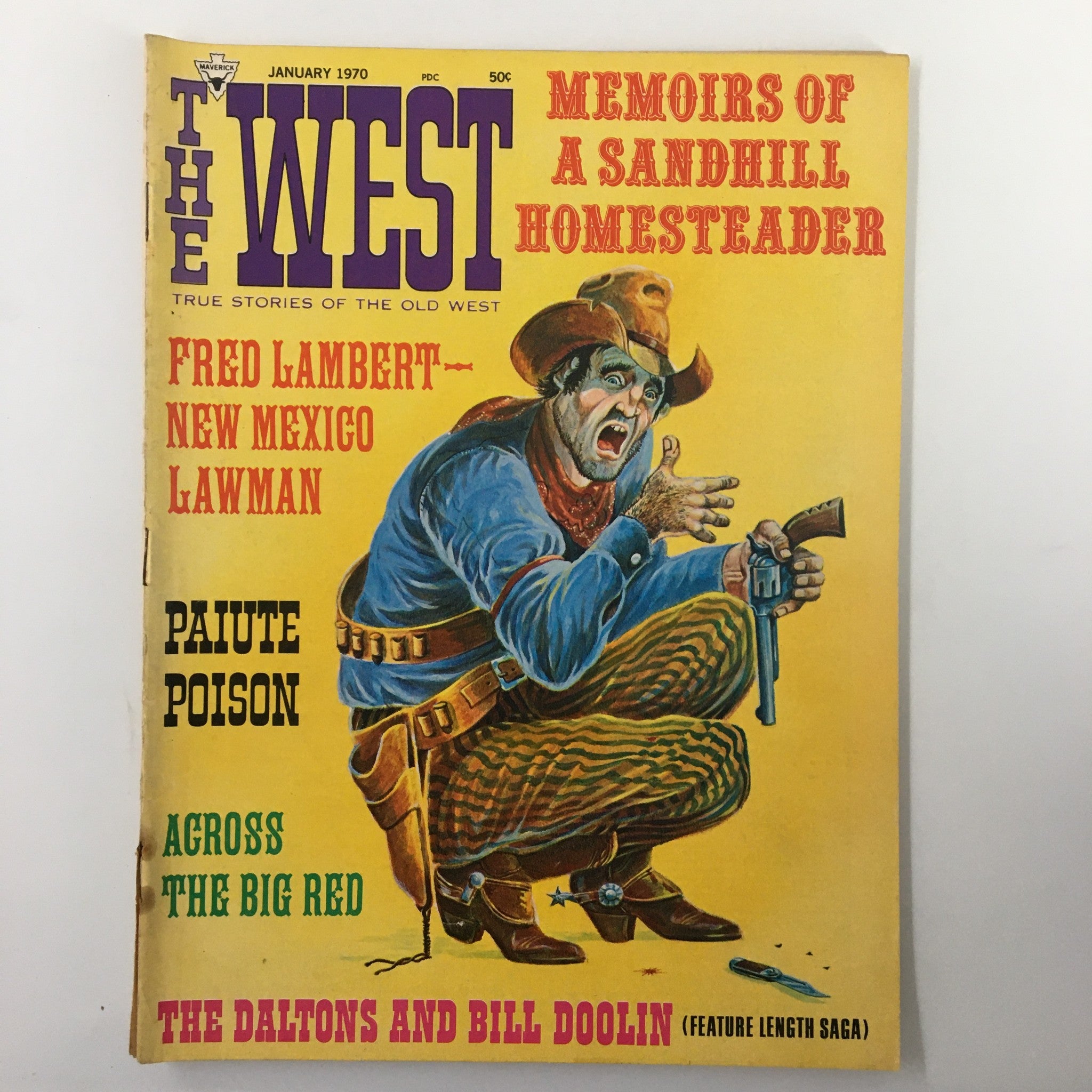 VTG The West Magazine January 1970 The Daltons and Bill Doolin No Label