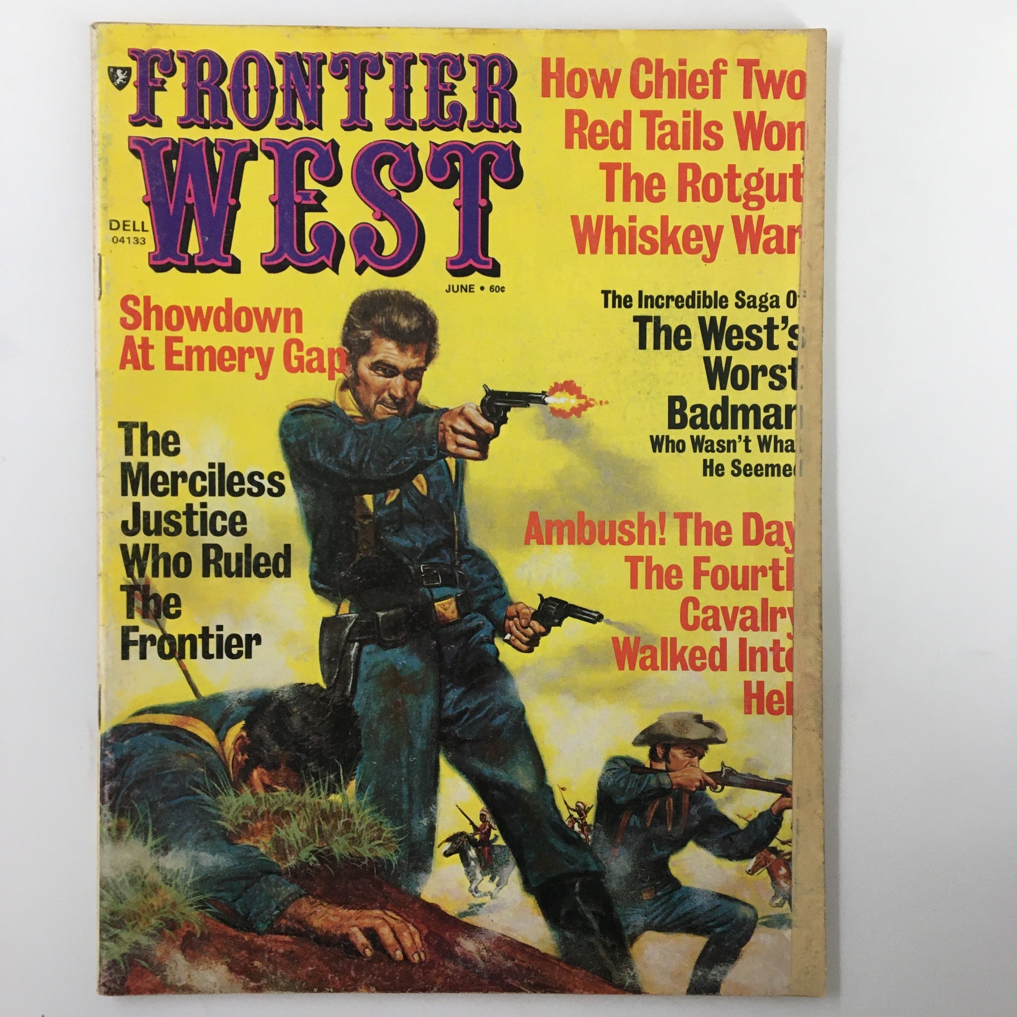 VTG Frontier West Magazine June 1974 Vol 4 #3 Showdown at Emery Gap No Label