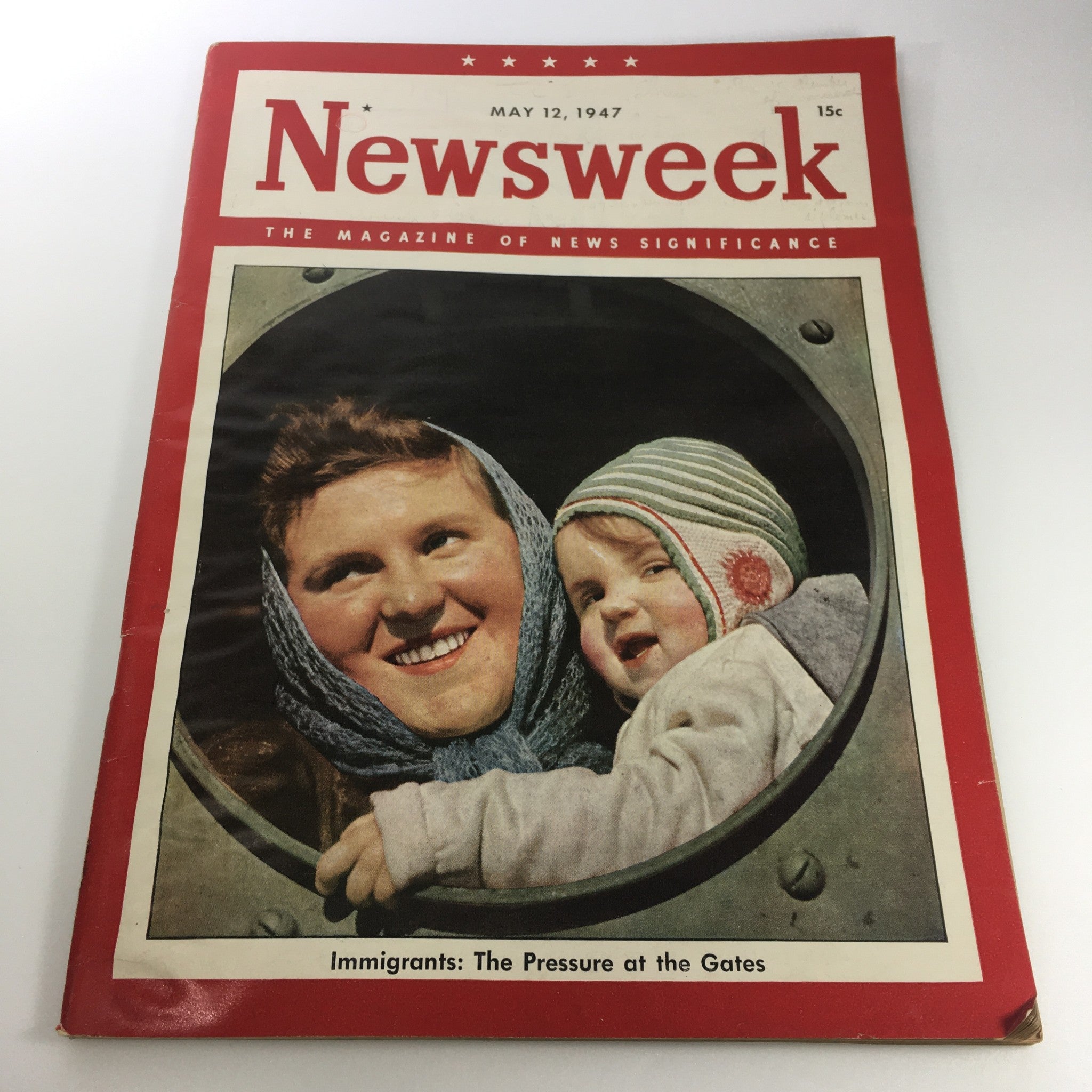 VTG Newsweek Magazine May 22 1947 The Immigrants No Label