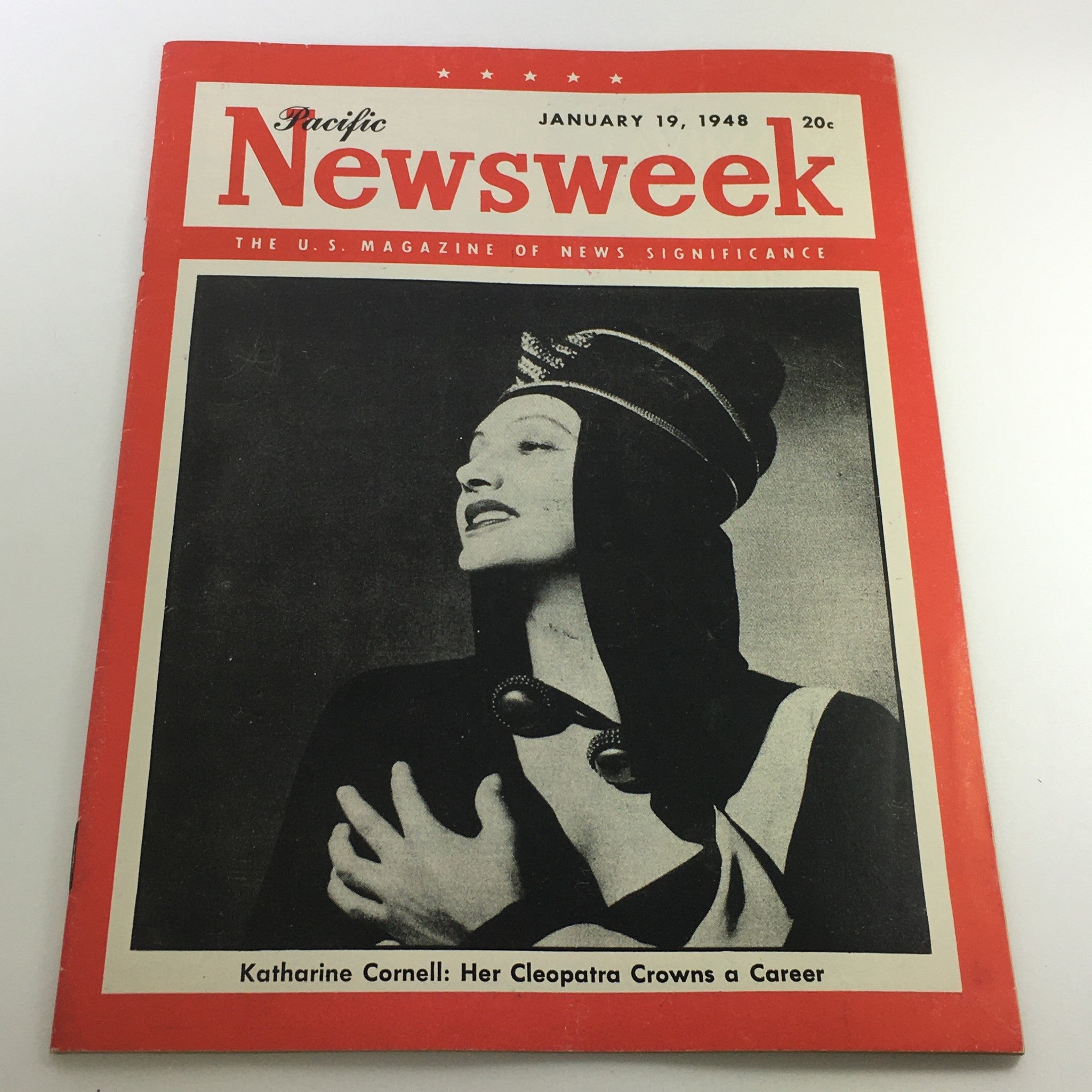 VTG Newsweek Magazine January 19 1948 - Katharine Cornell Pacific No Label