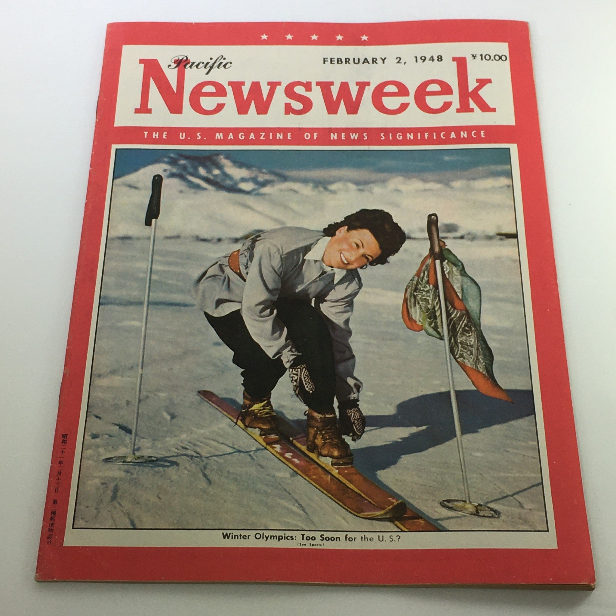 VTG Newsweek Magazine February 2 1948 - Winter Olympics Pacific No Label