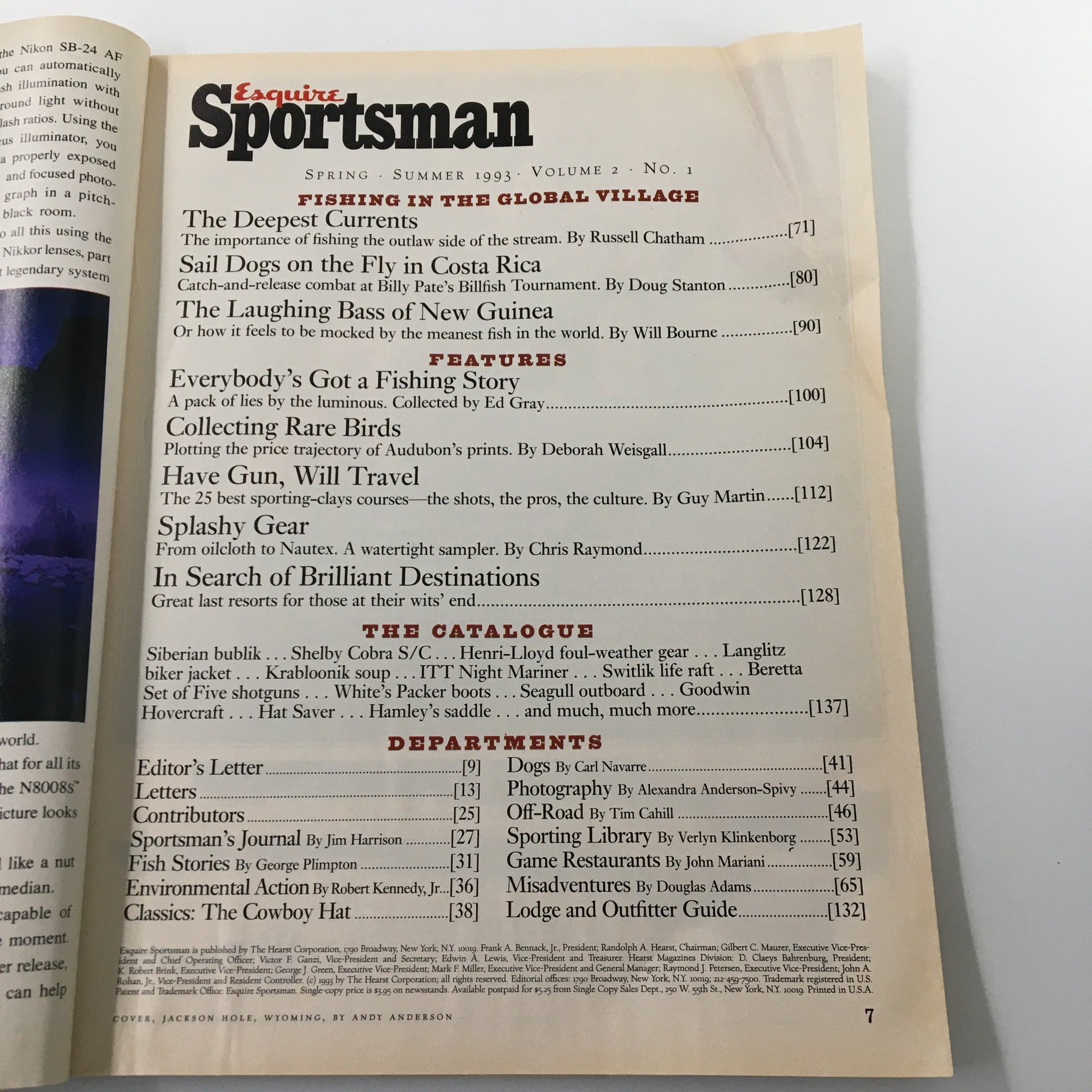 Esquire Sportsman Magazine Spring 1993 Summer Fishing Action No Label