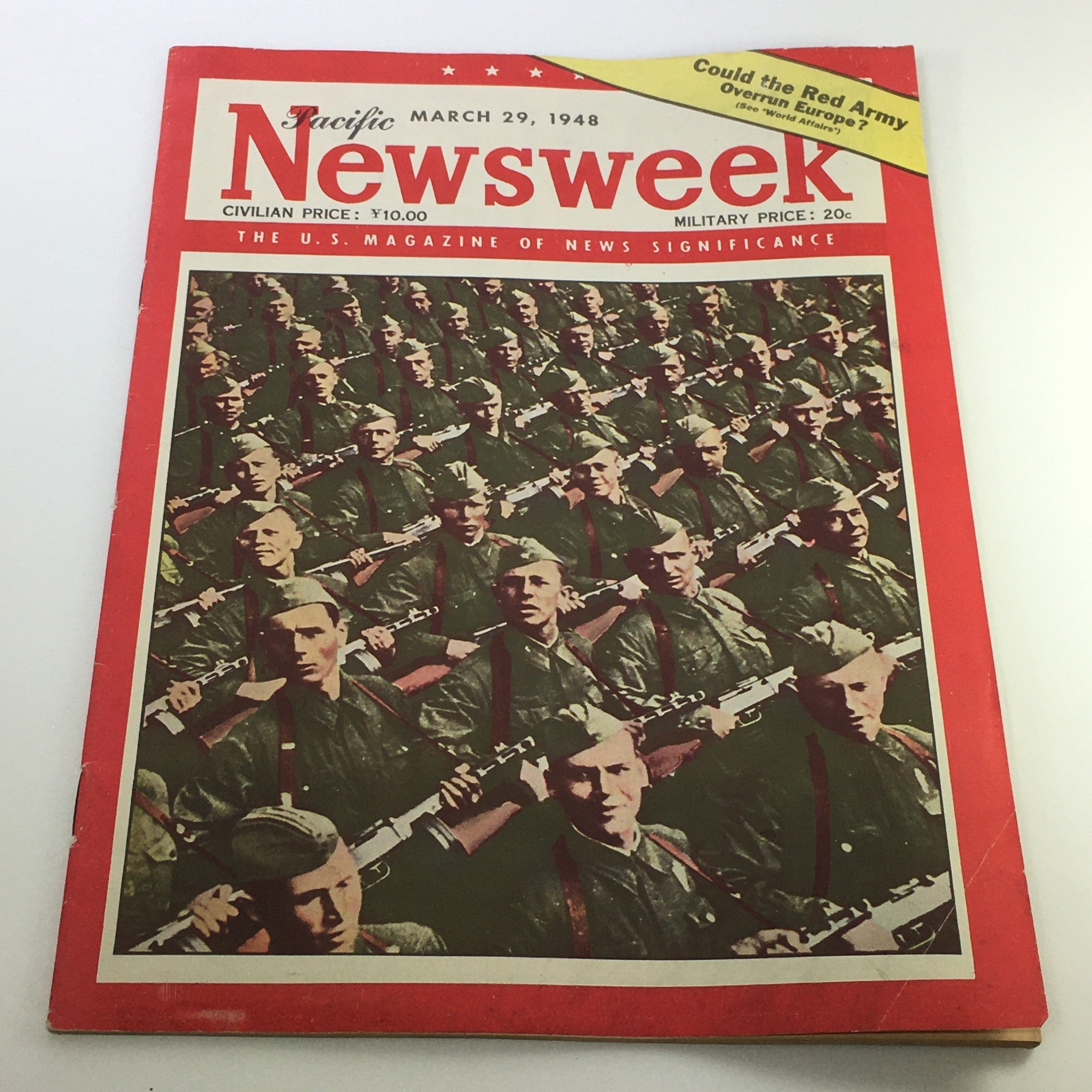 VTG Newsweek Magazine March 29 1948 - Red Army Pacific No Label