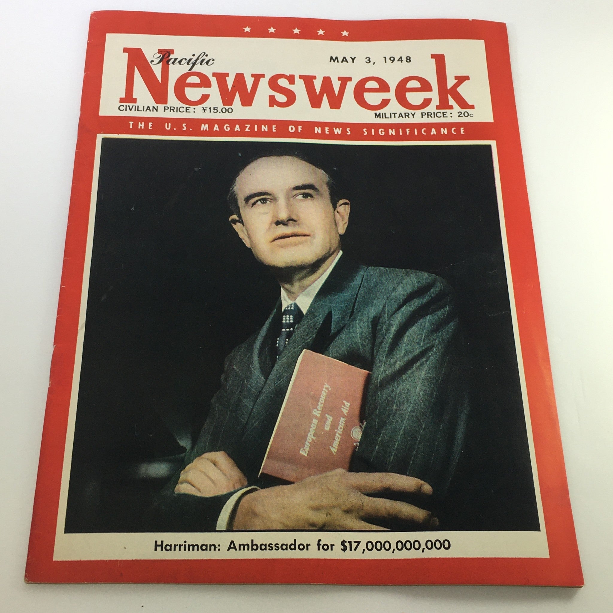 VTG Newsweek Magazine May 3 1948 -William Averell Harriman Pacific No Label